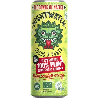 bebida energética vegana ecológica lata 250 cl - Nightwatch