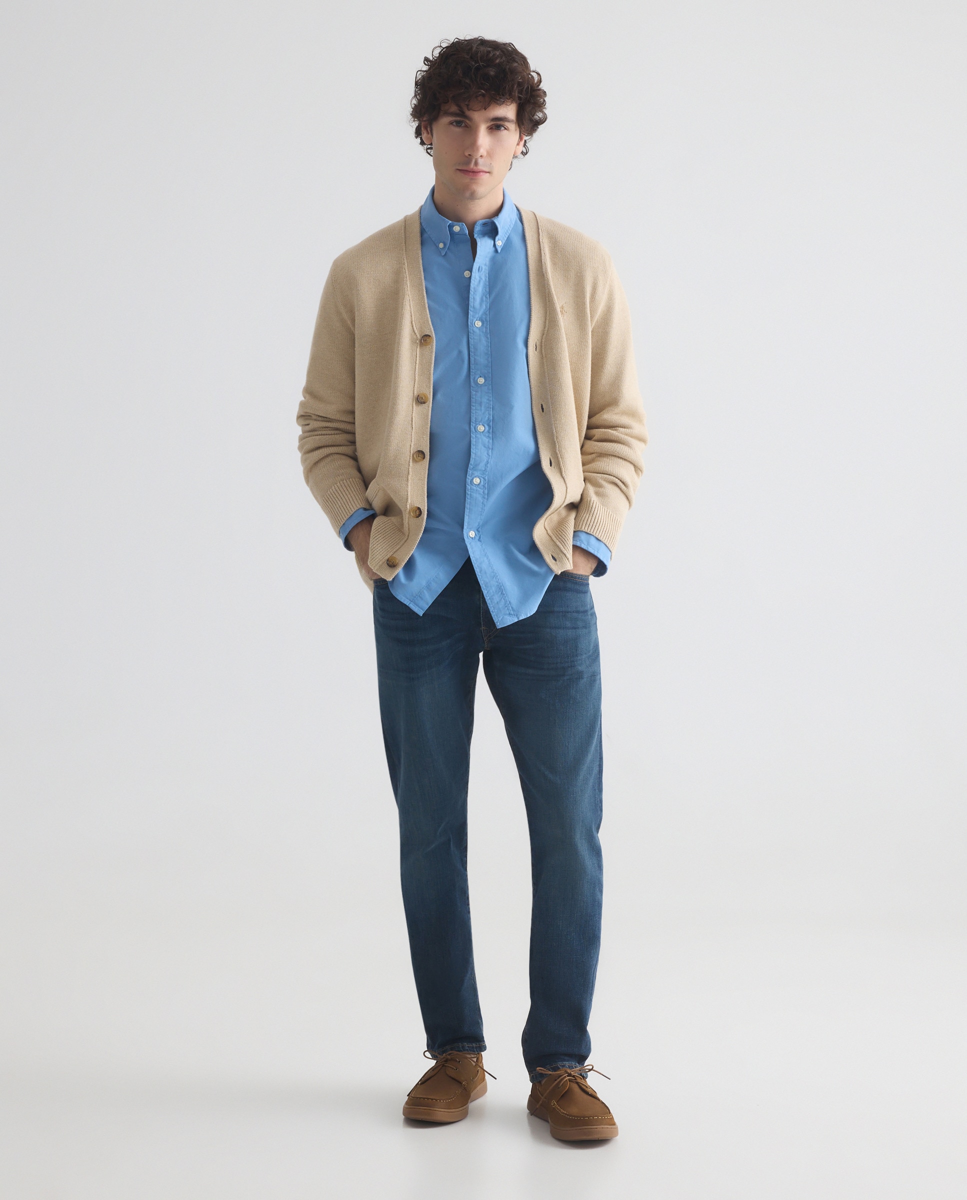 Imagem 0 de Jeans Skinny Fit de Algodão Elástico