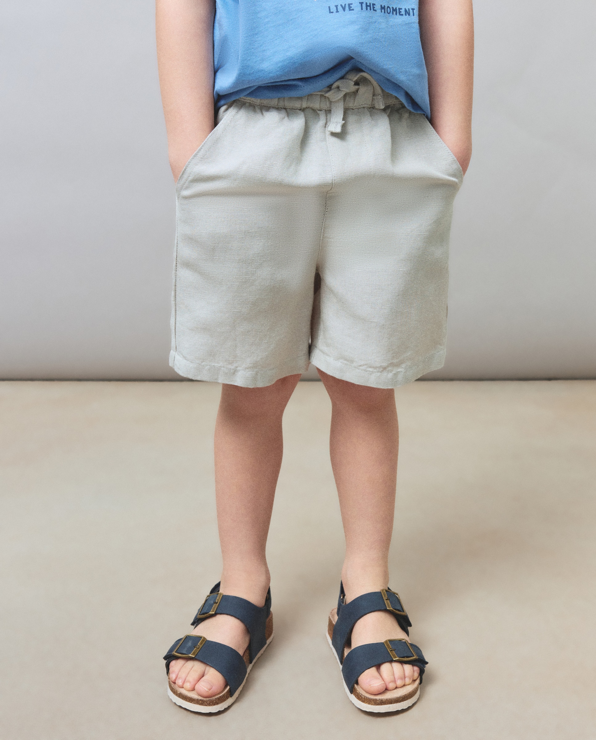 Bermudas de Linho Verde-2