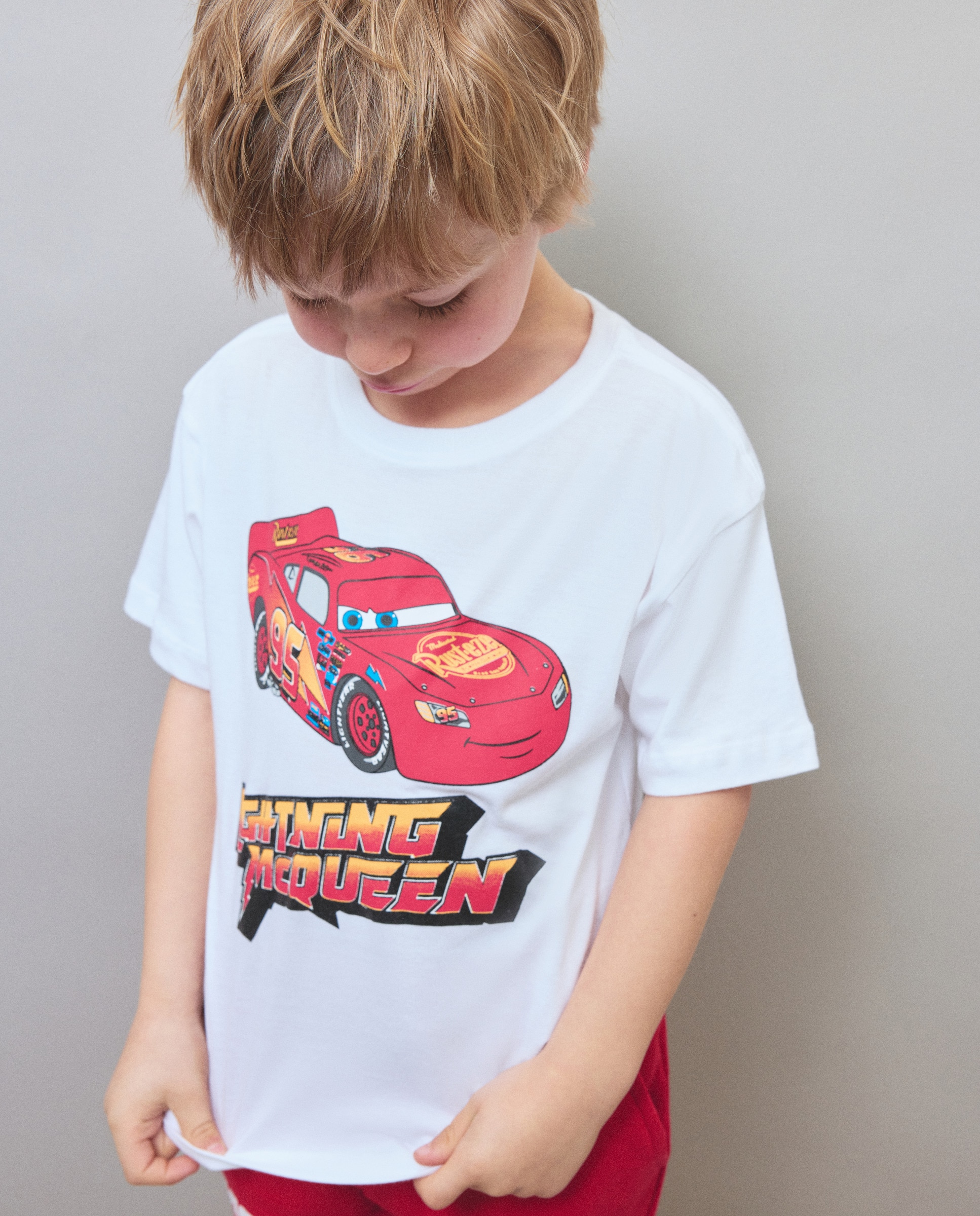 Conjunto de 2 Peças Curto com Estampado Carros Kids El Corte Inglés Multicolor-2