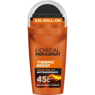 desodorante roll-on masculino Thermic Resist 72h antitranspirante envase 50 ml fragancia fresca y amaderada - L'oreal Men Expert