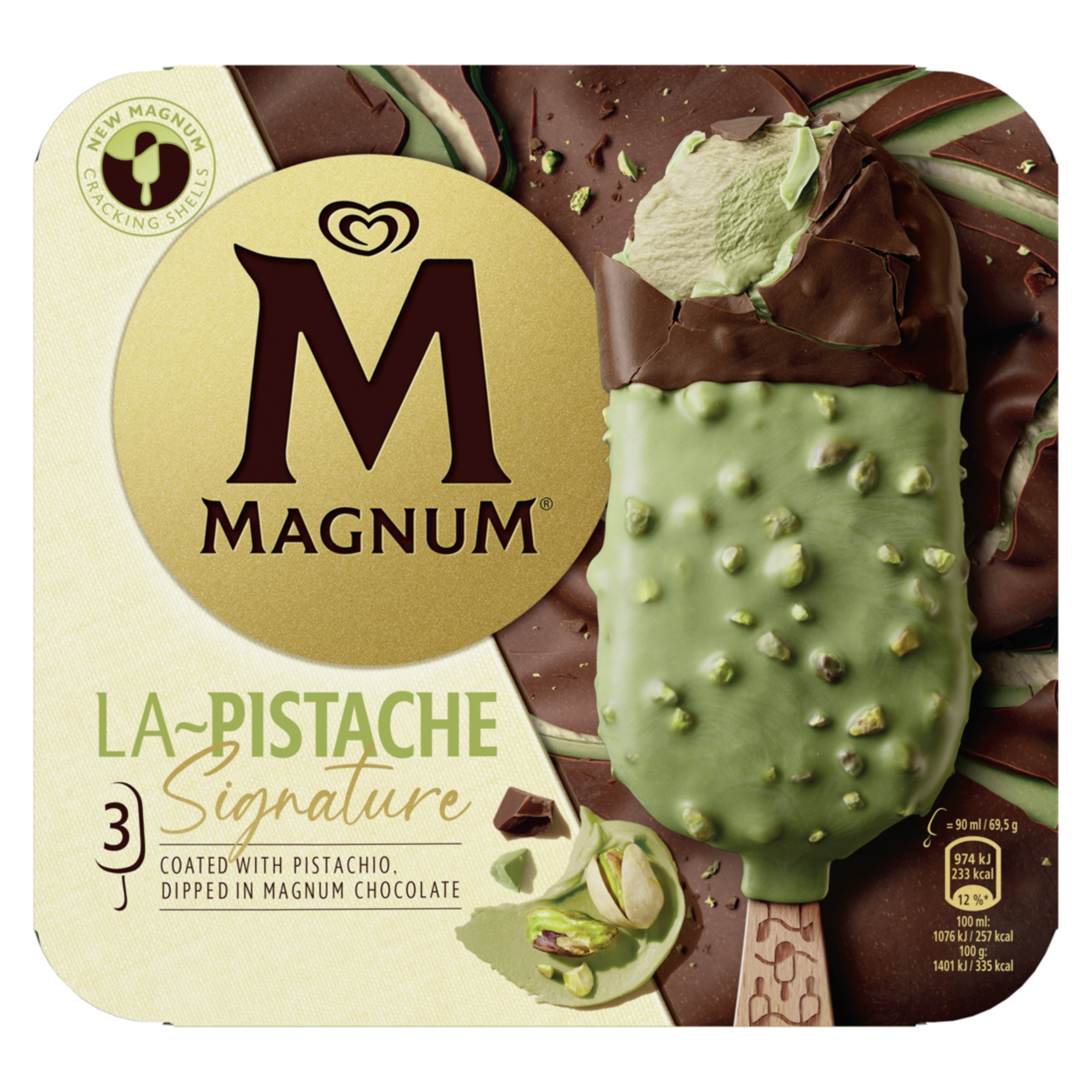 Gelado La Pistache embalagem 270 ml
