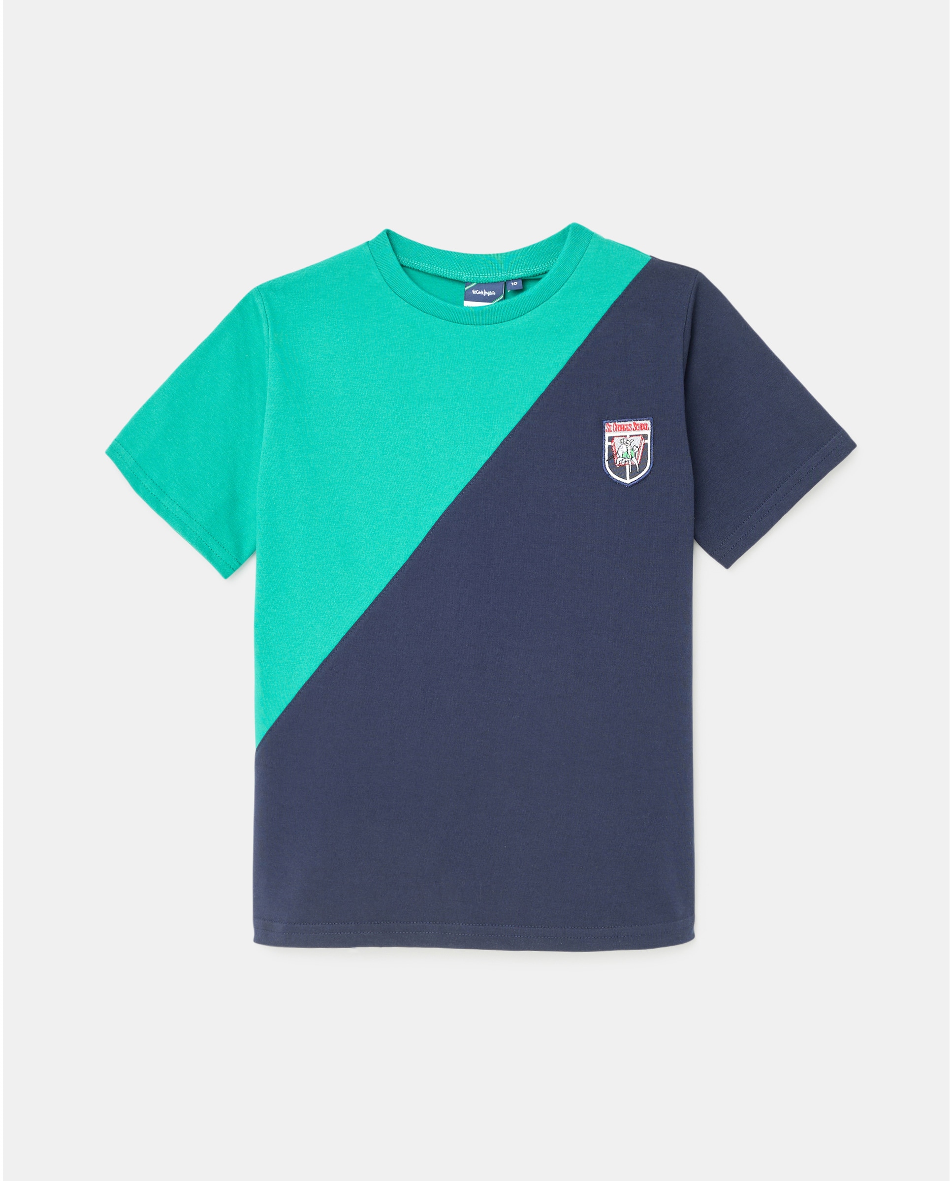 Camiseta manga corta de uniformes - Kids El Corte Inglés - Marino / Verde Marino / Verde-1