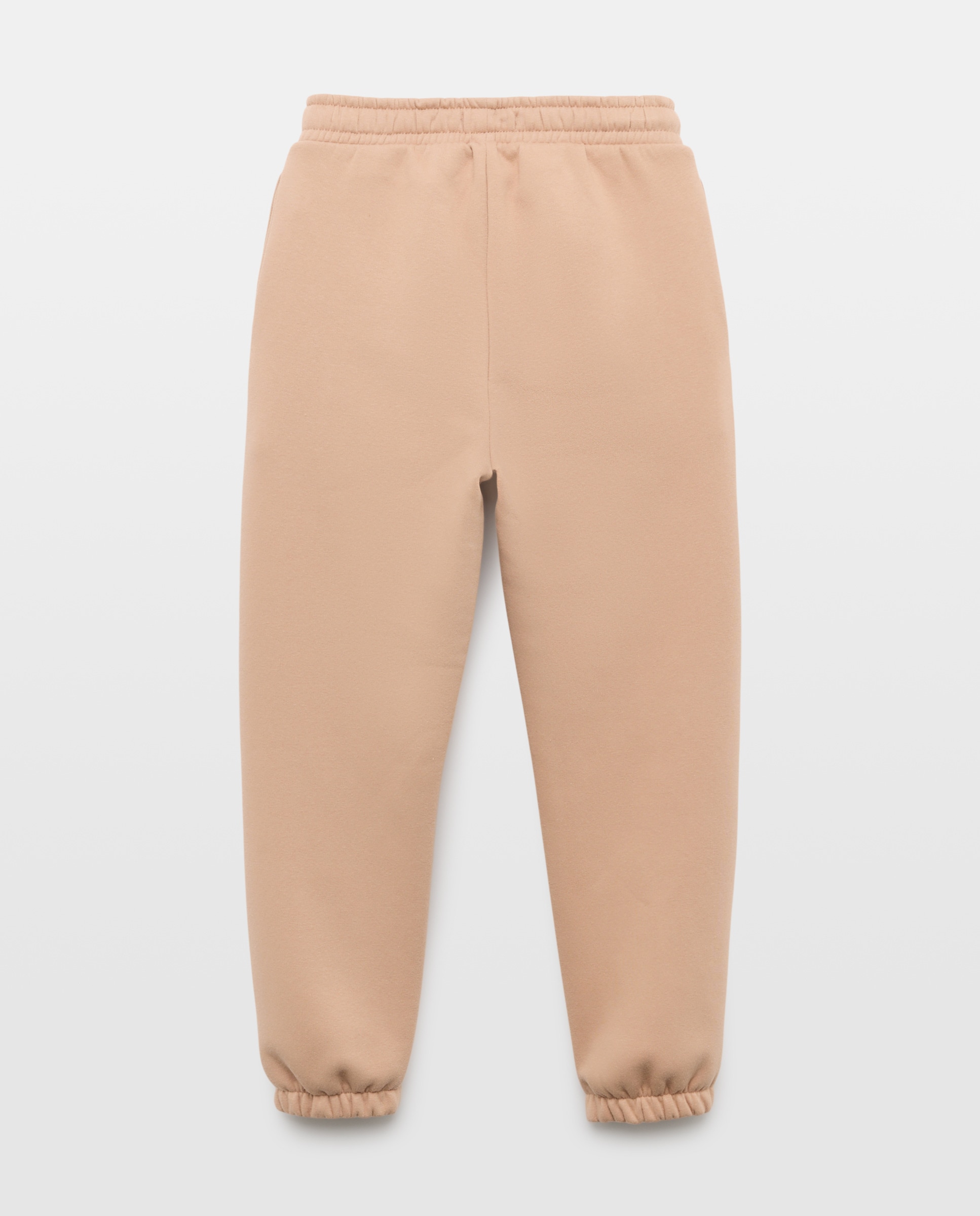 Pantalón niña felpa jogger 200 Rosa-2