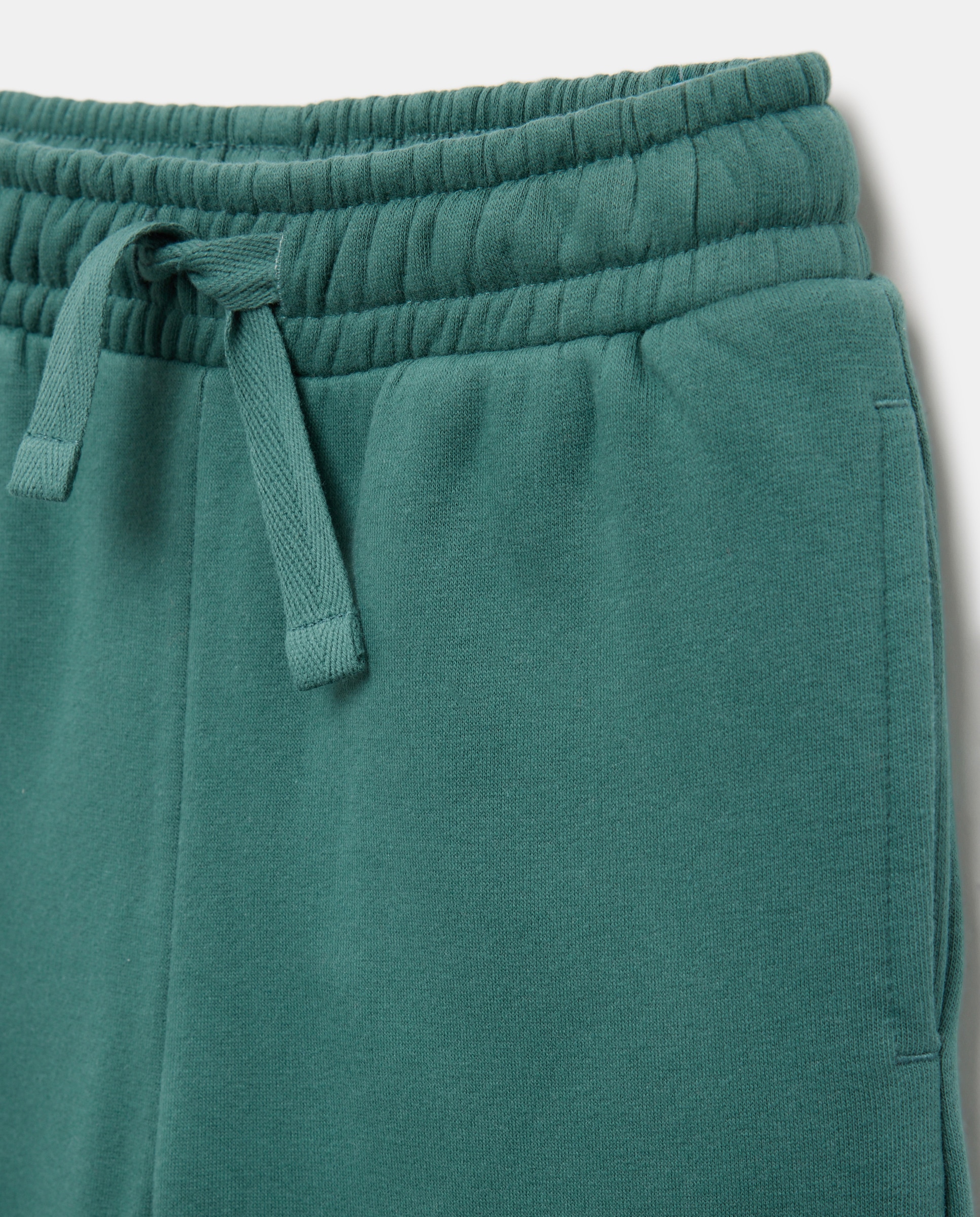 Pantalón niña felpa jogger Verde-3