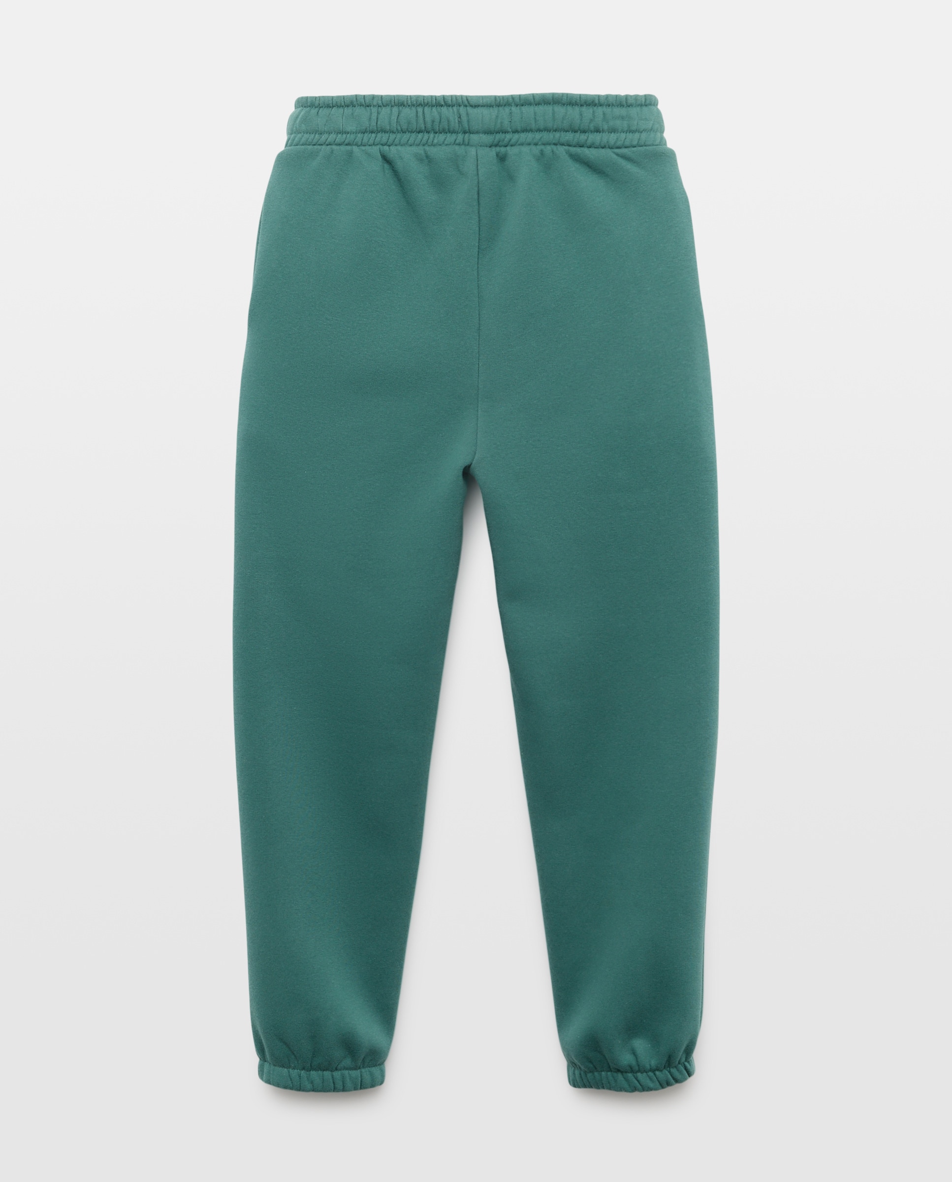 Pantalón niña felpa jogger Verde-2