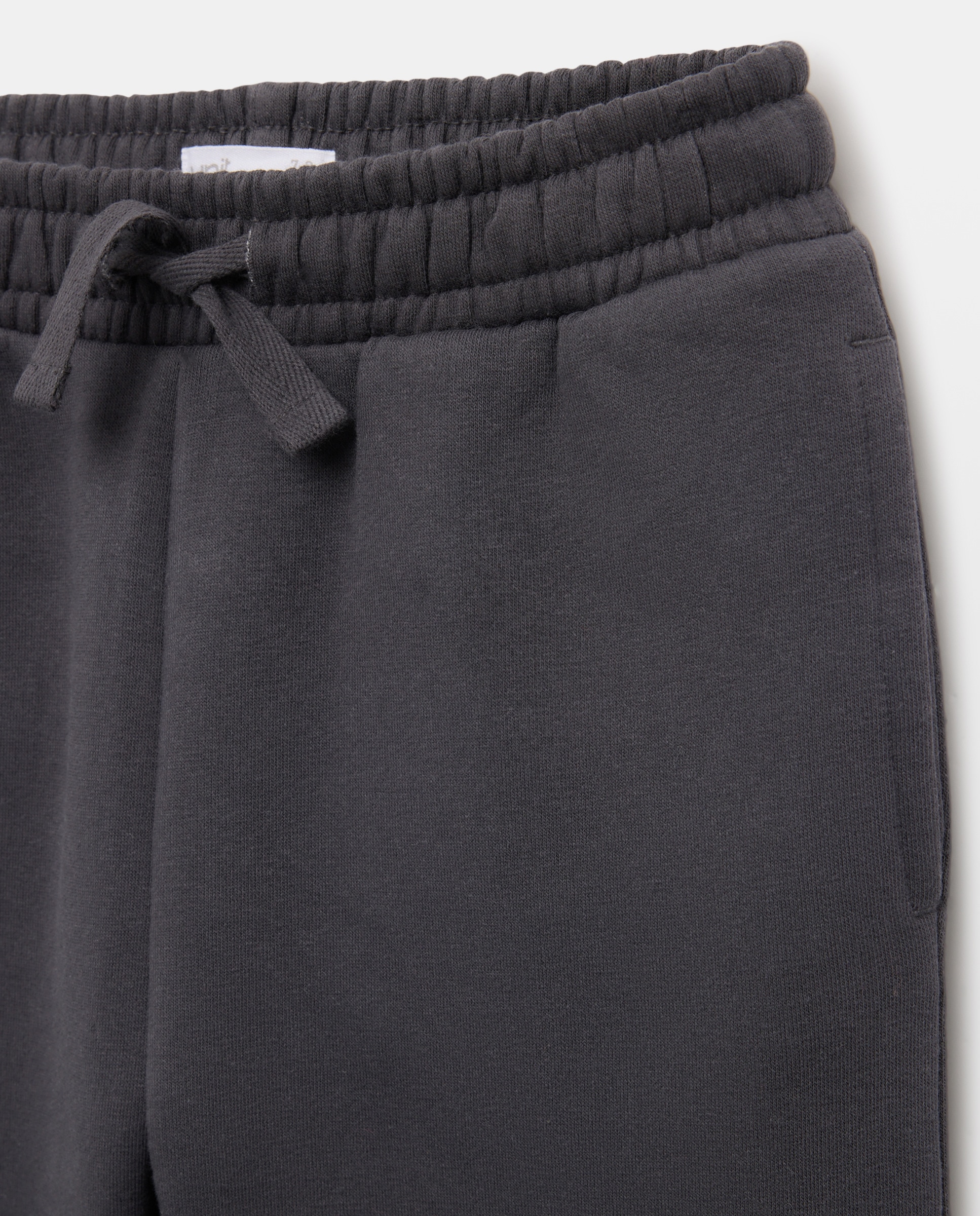 Pantalón niña felpa jogger 830 Antracita-3