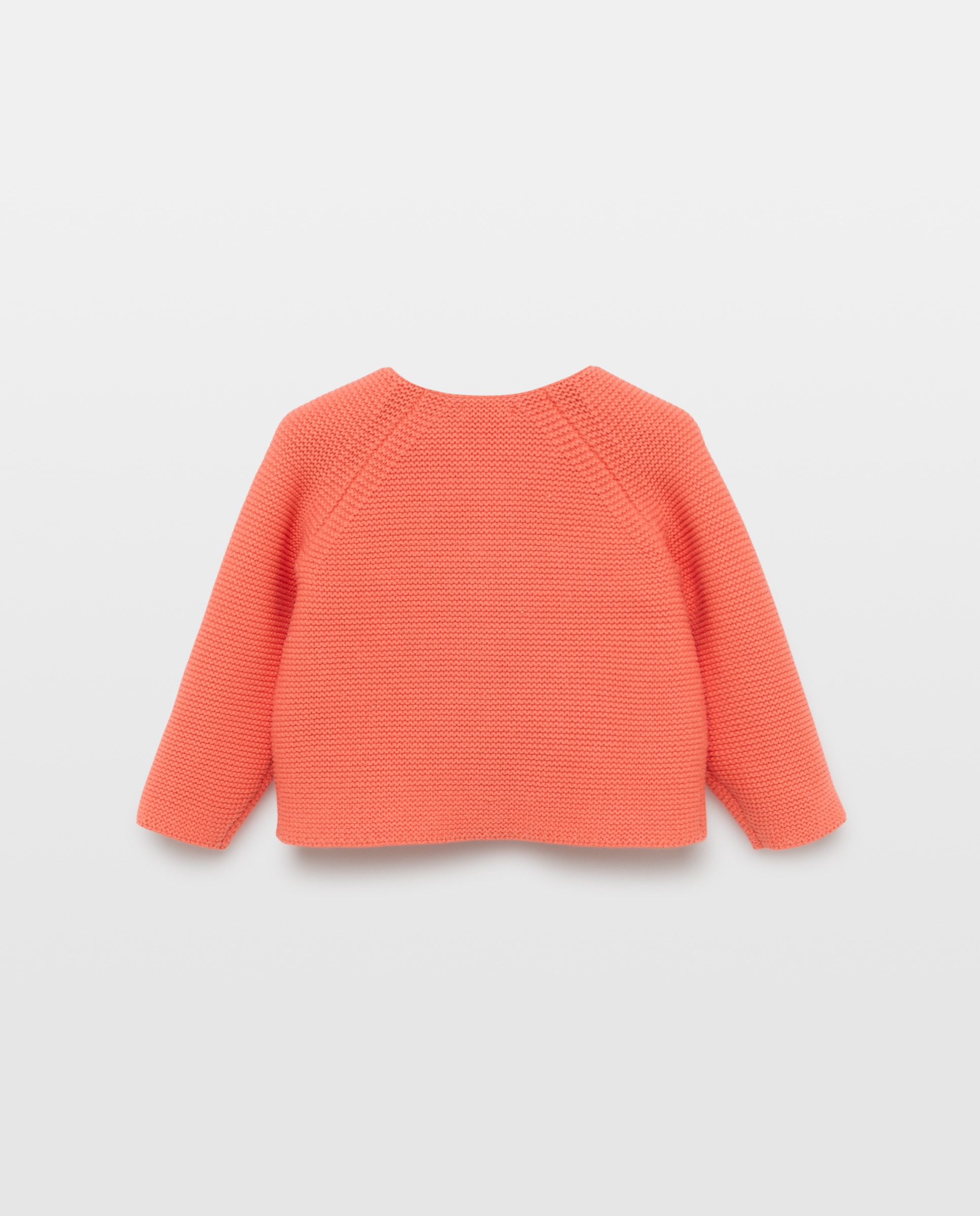 Chaqueta bebé niña punto link 630 Coral-2