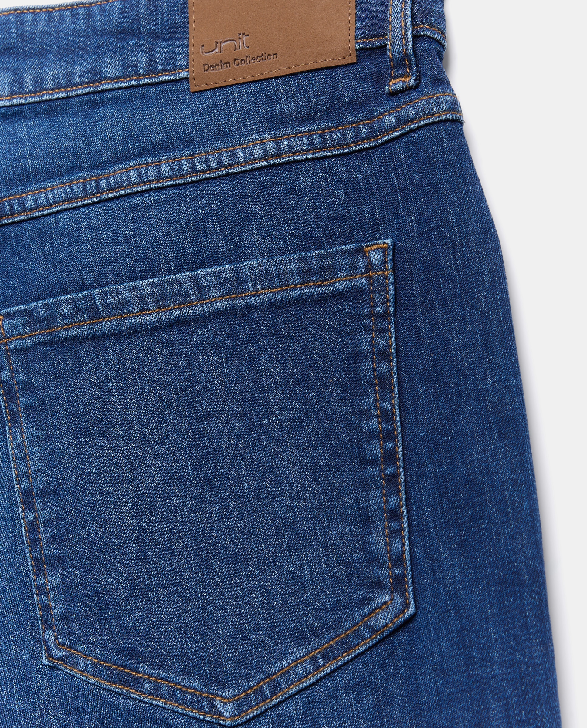 Bermuda hombre denim slim fit Azul Suave-5