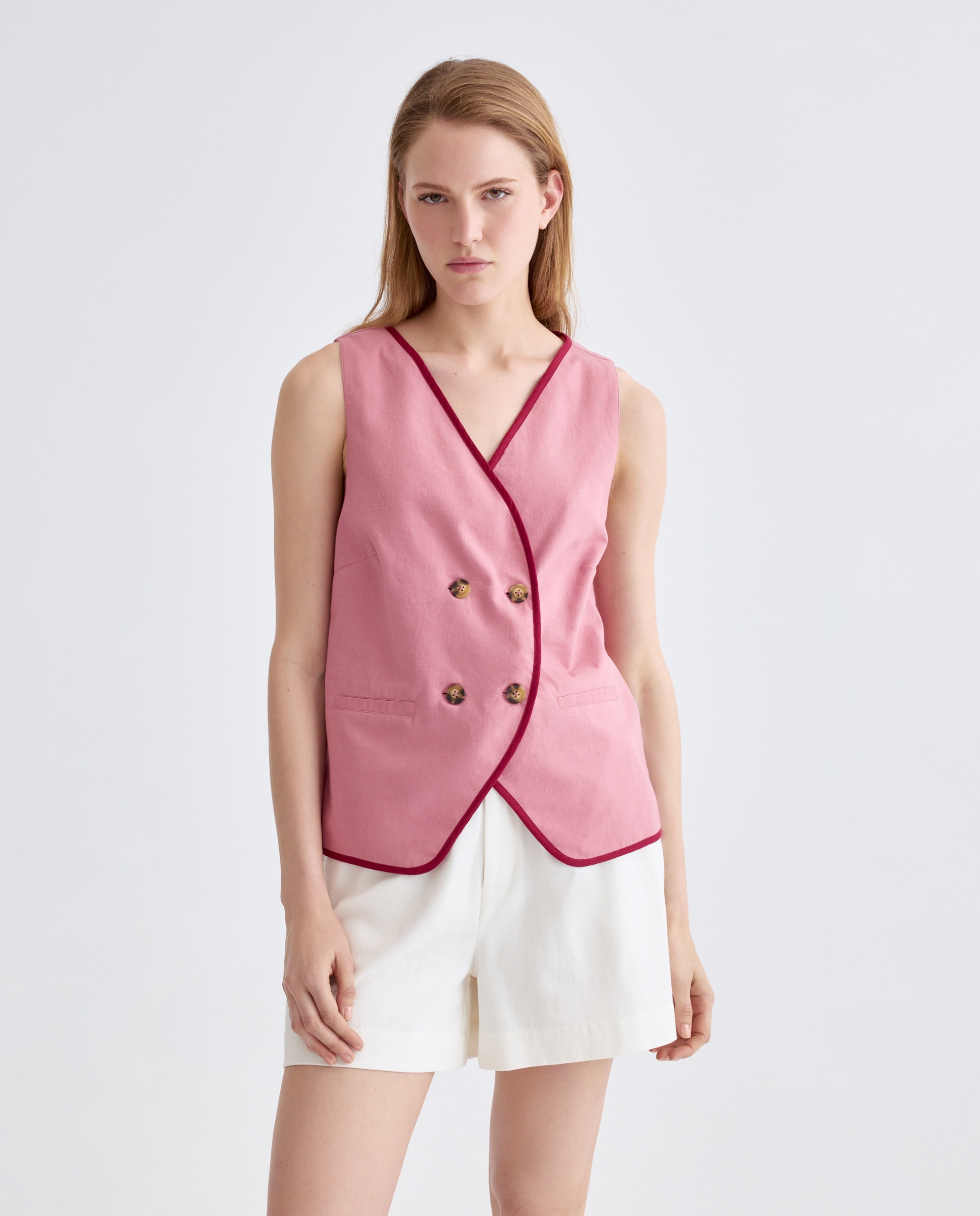 Imagen 0 de Chaleco de mujer cruzado