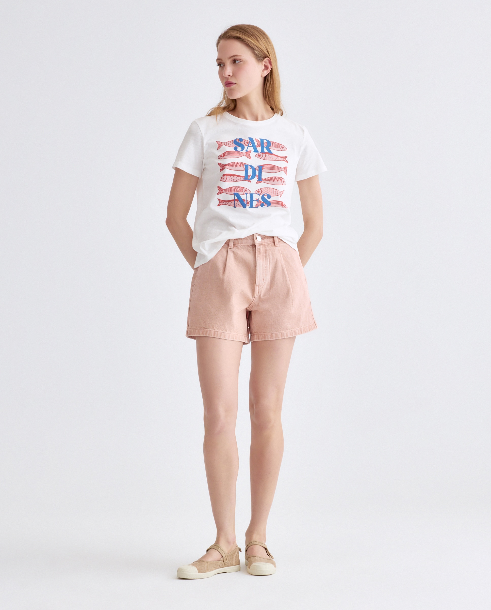 Imagen 0 de Short de mujer con pinzas