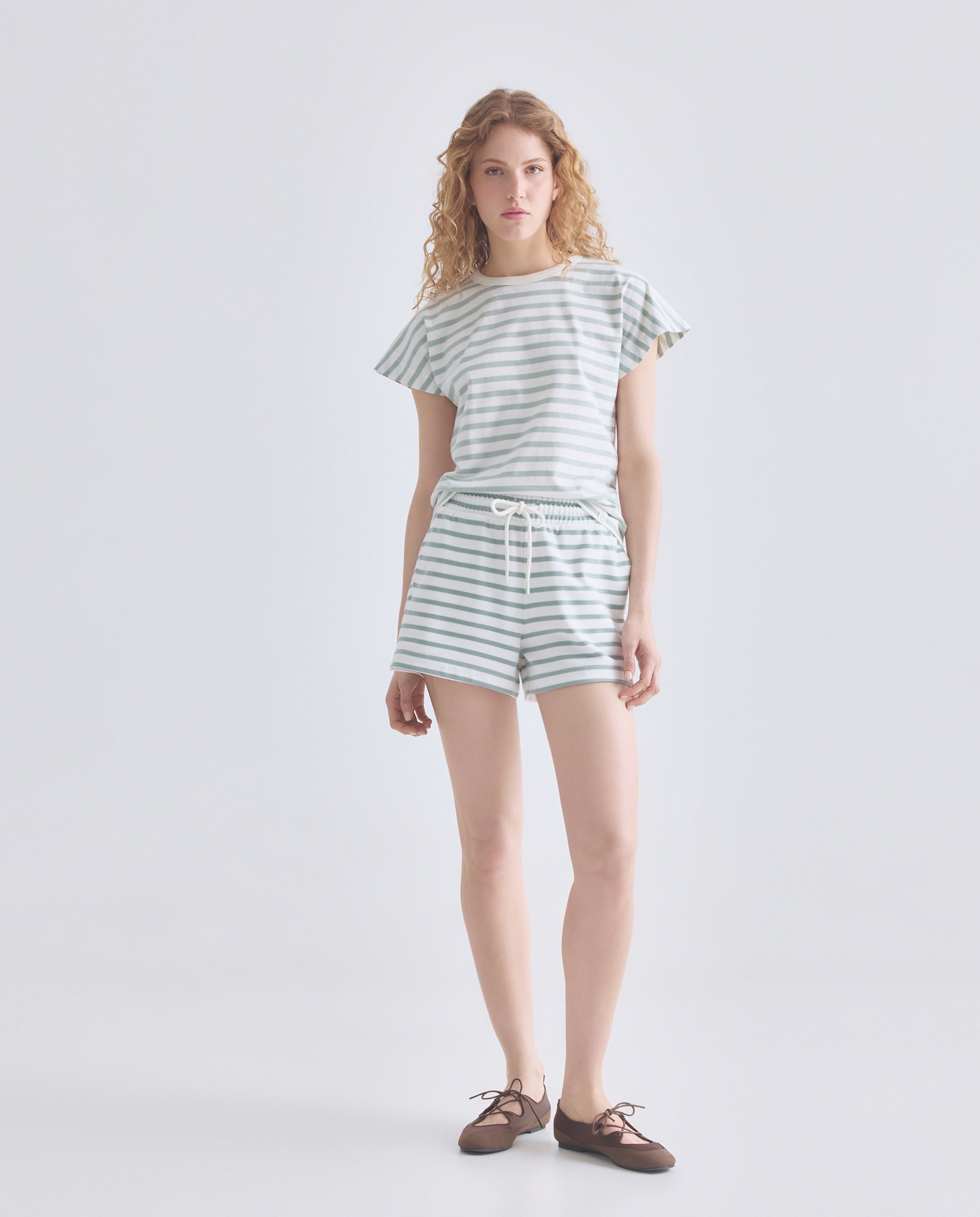 Imagen 0 de Pantalones cortos de mujer de felpa