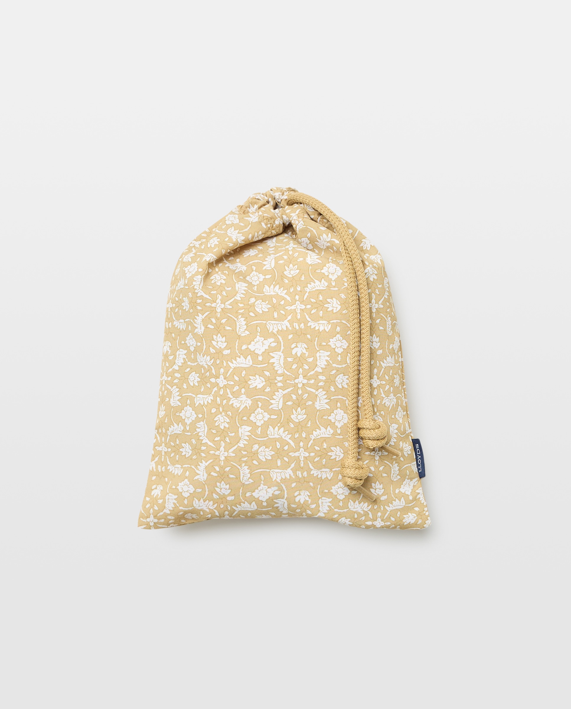 Calções de Banho com Estampado Mostarda-4