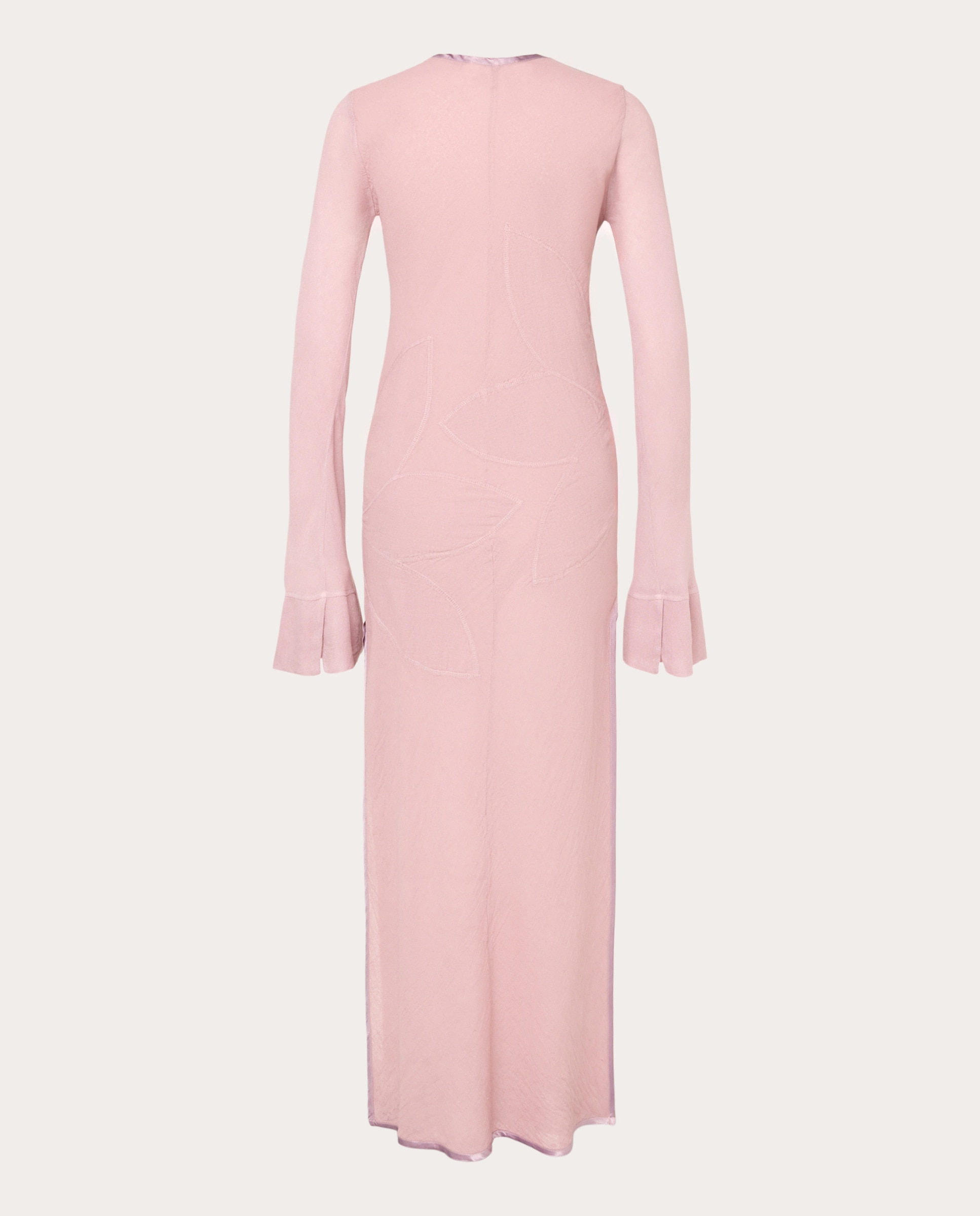 Vestido comprido Rosa-2