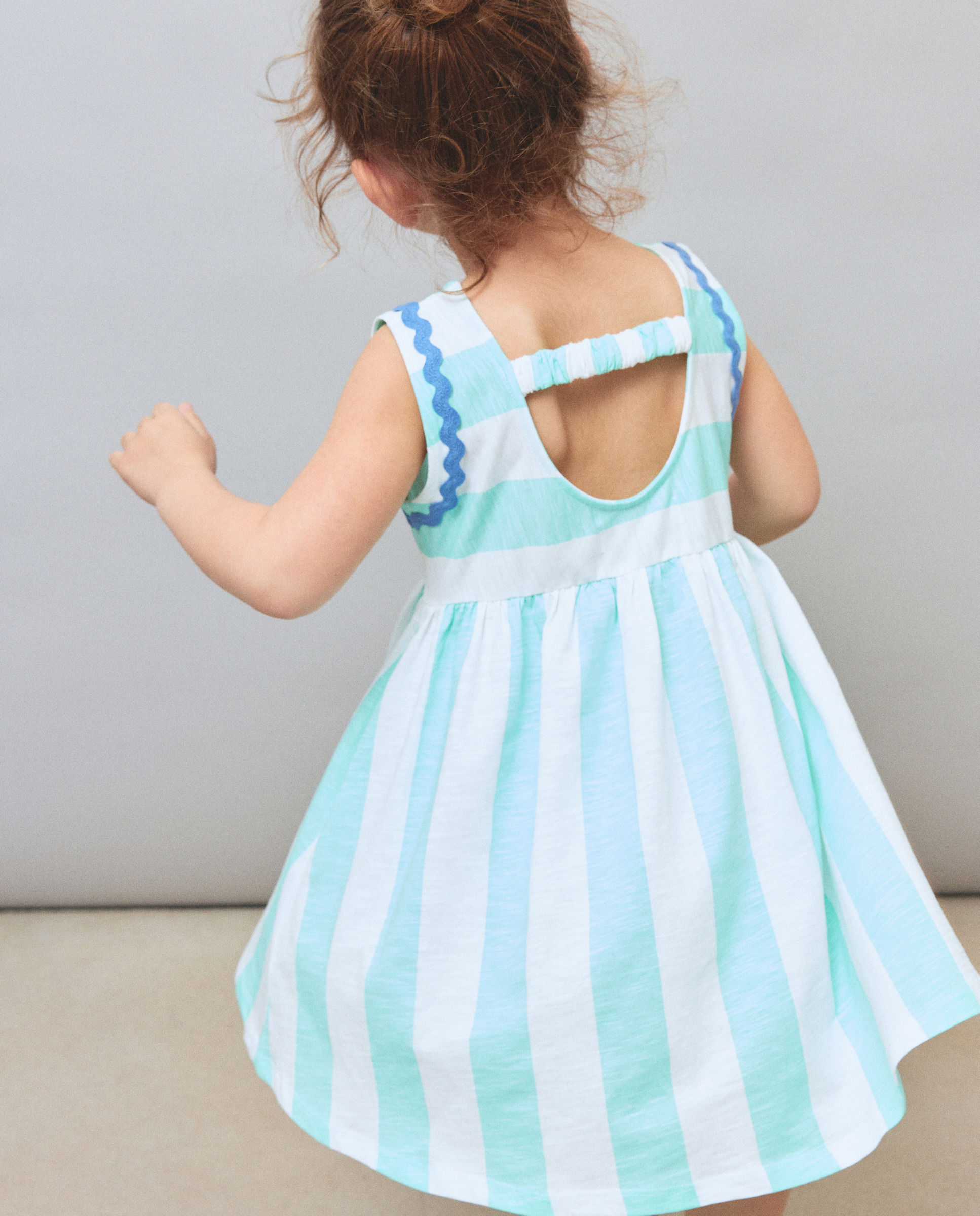 Vestido sem Mangas Kids El Corte Inglés Verde-3