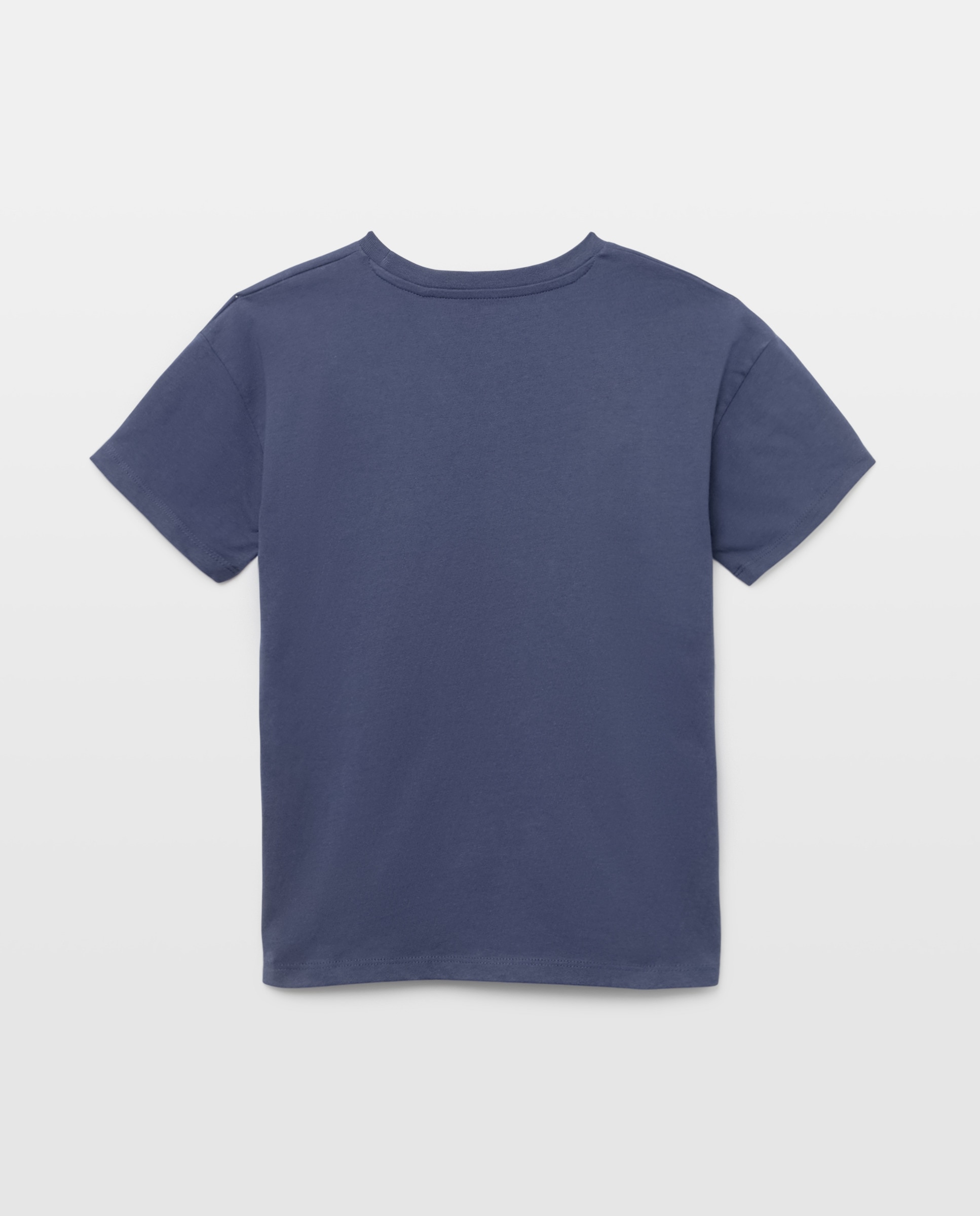 Camiseta de niño estampada manga corta Azul Suave-2