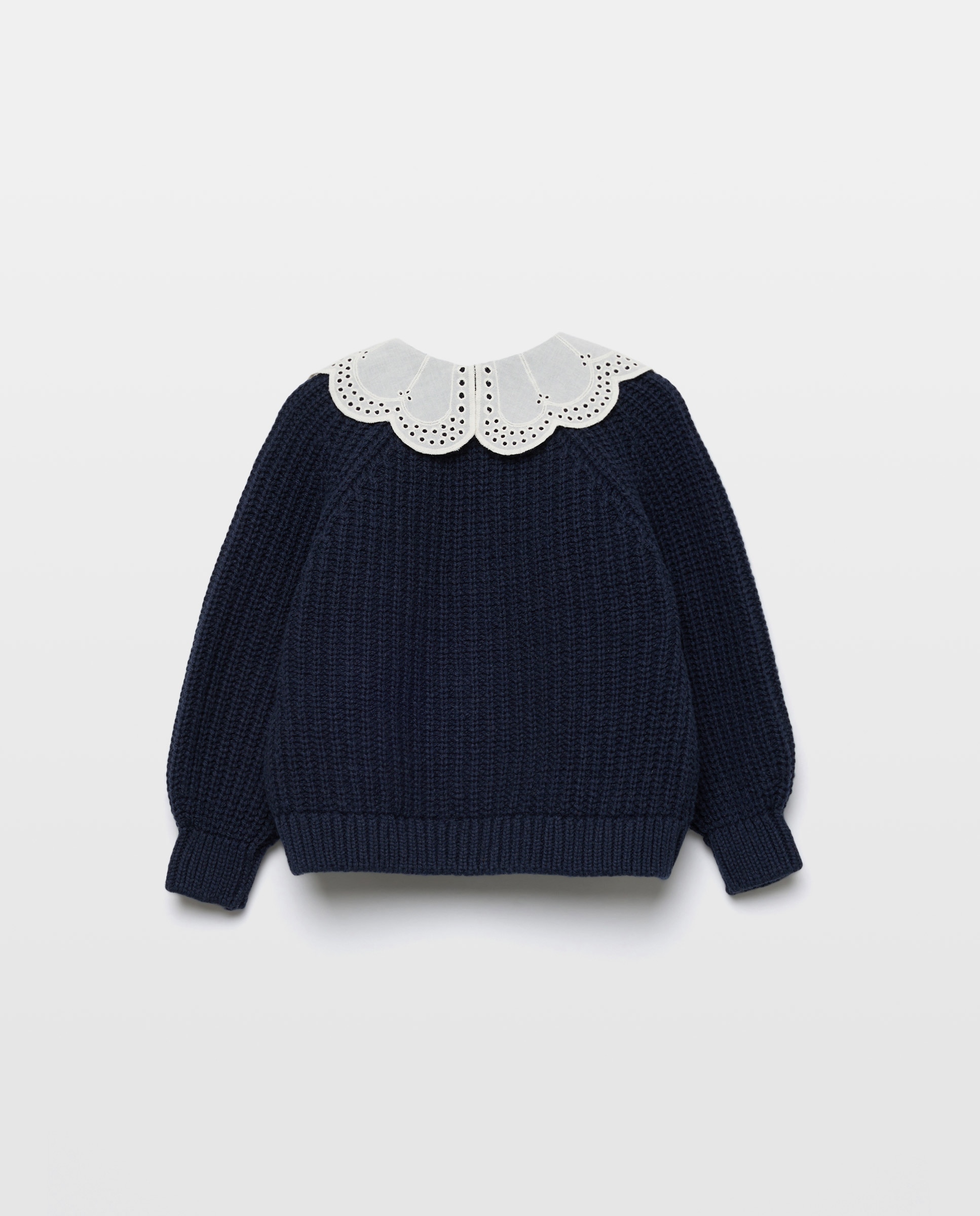 Chaqueta bebé cuello blusa Azul marino-2