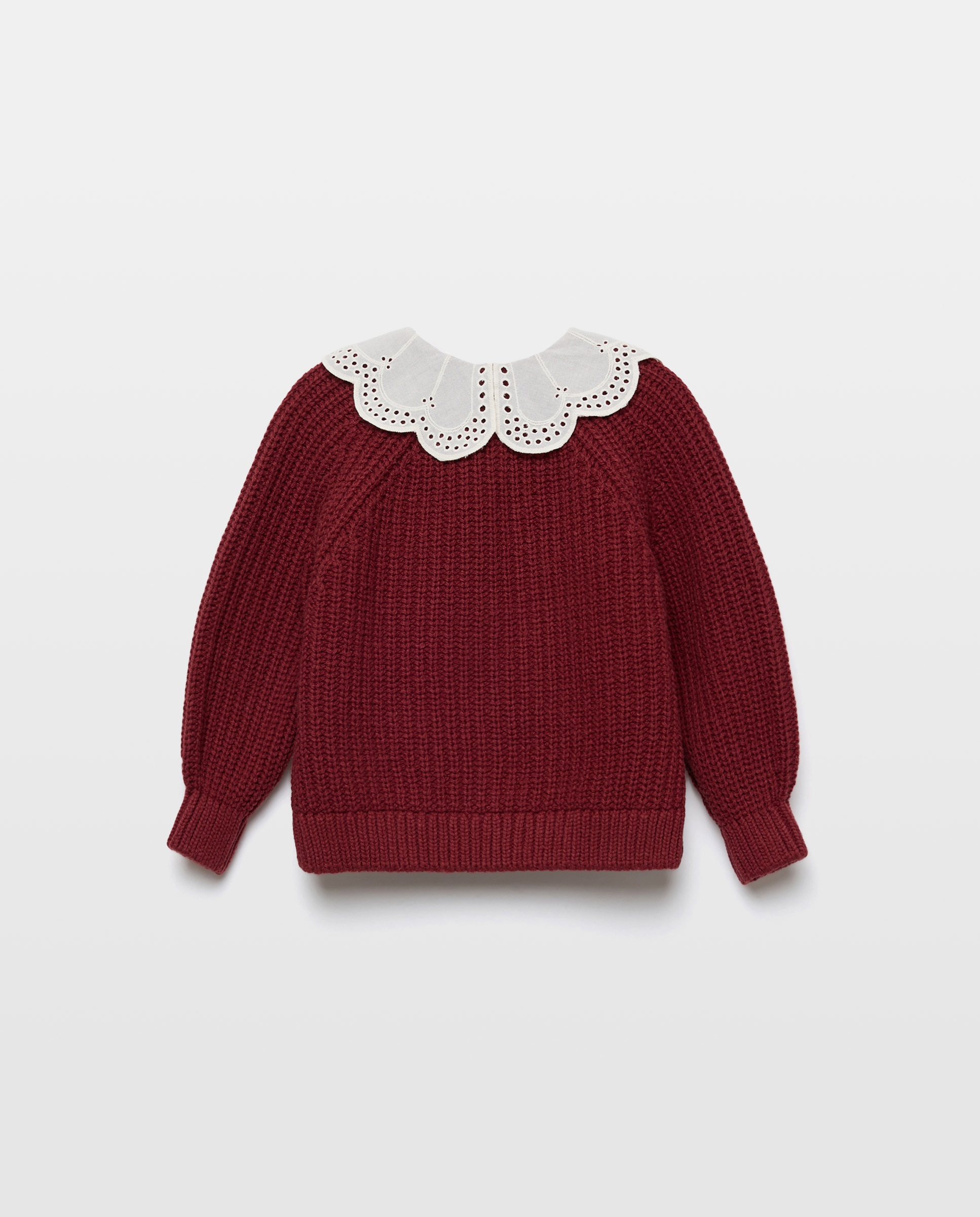 Chaqueta bebé cuello blusa 770 Terracota-2