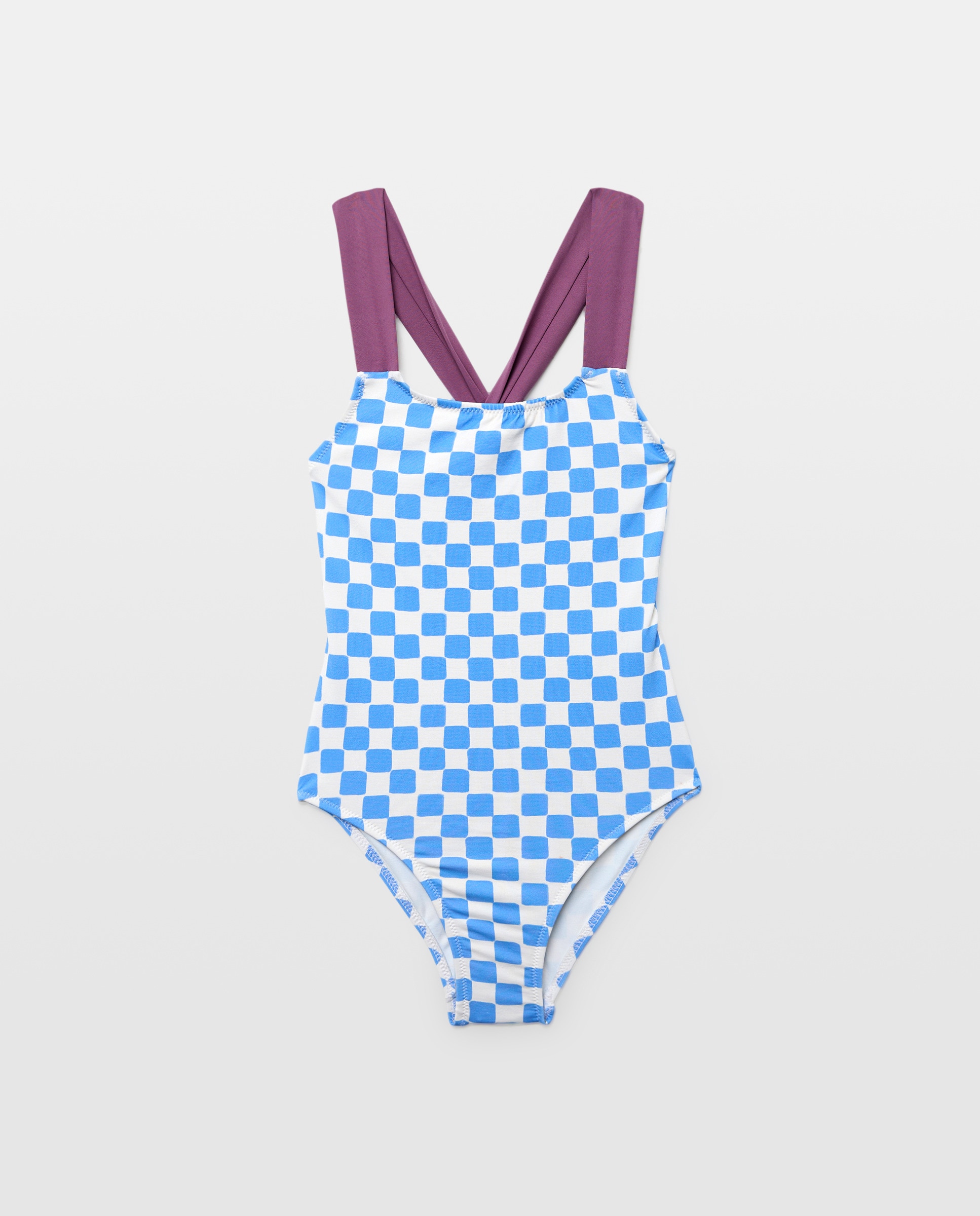 Imagen 0 de Bañador niña nudo cuadros