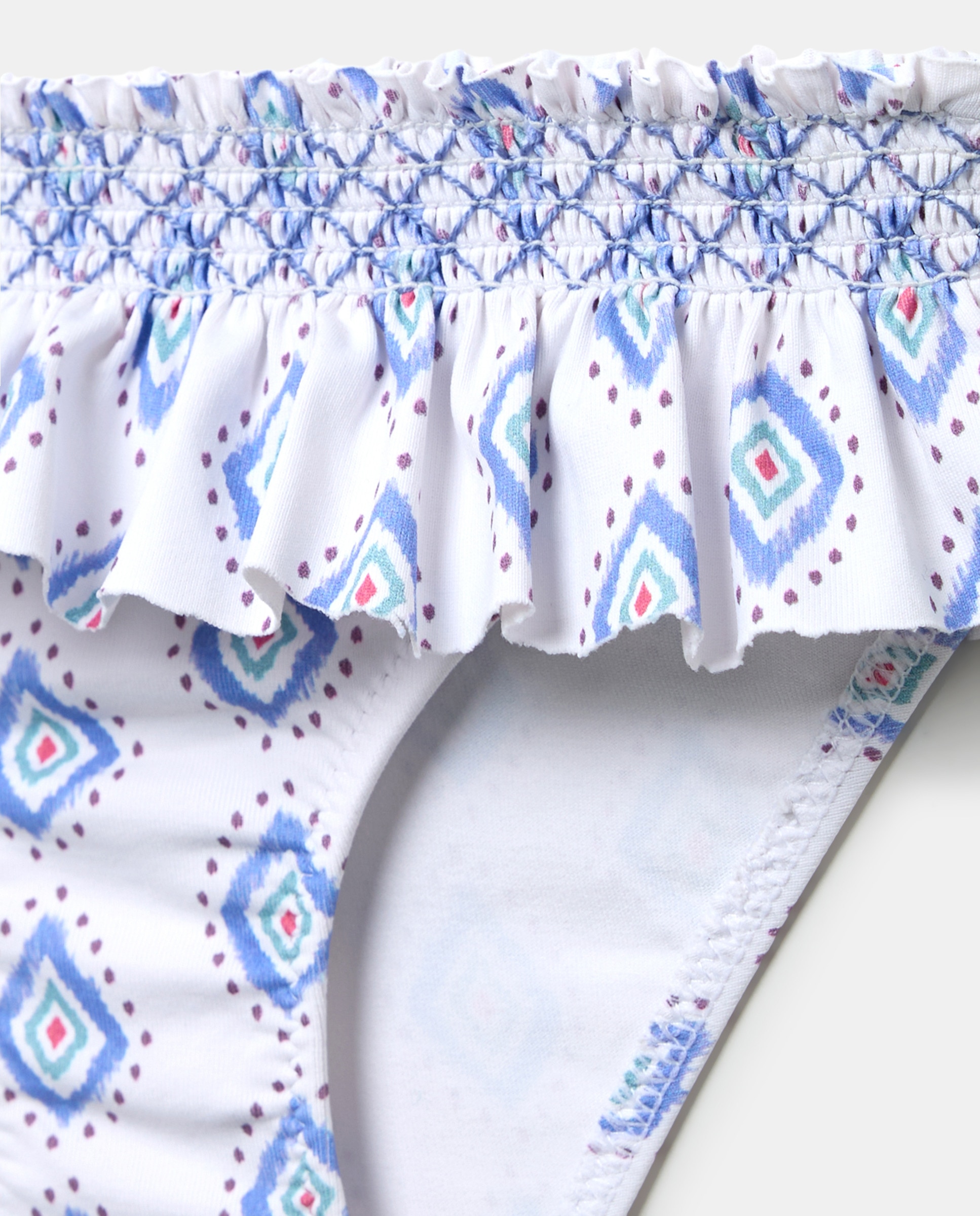 Culetín smock azteca Blanco roto-3