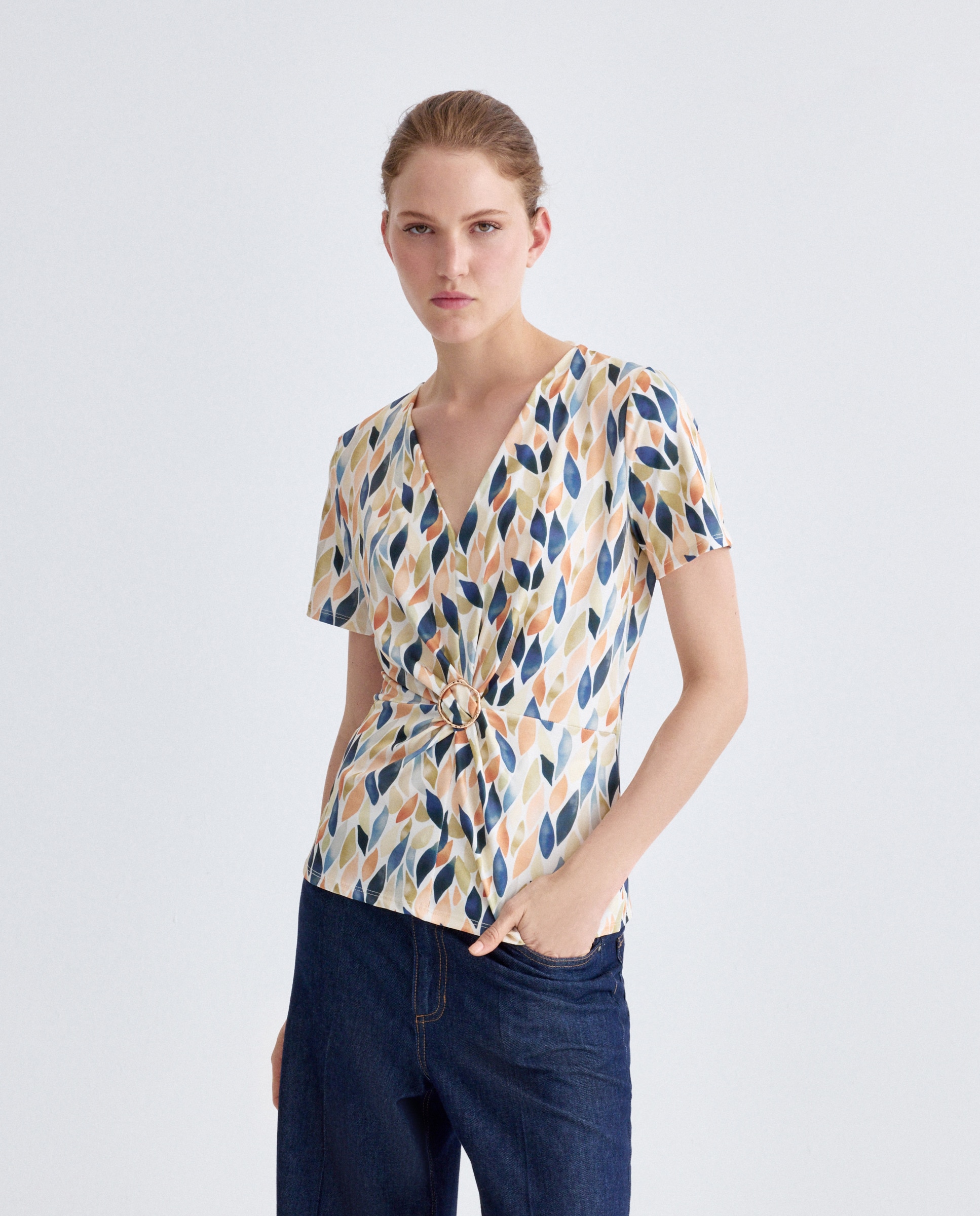 Imagem 0 de T-shirt estampada com manga curta