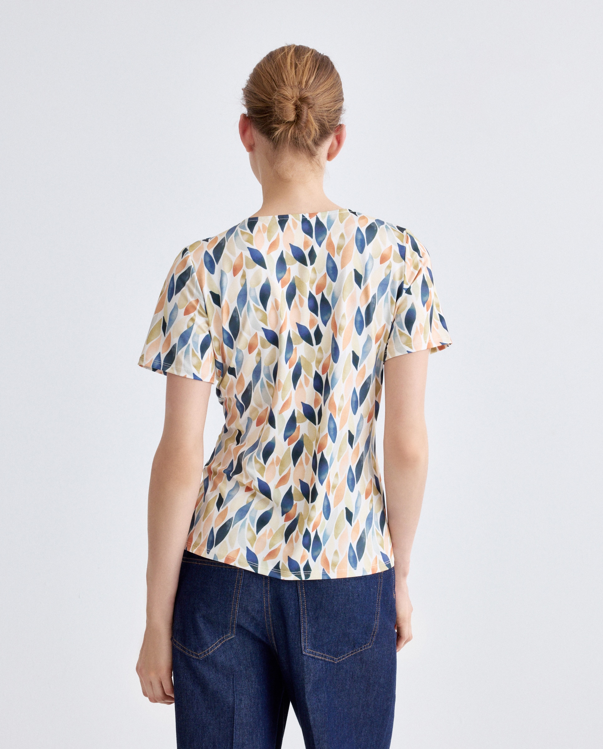 T-shirt estampada com manga curta Multicolor-3