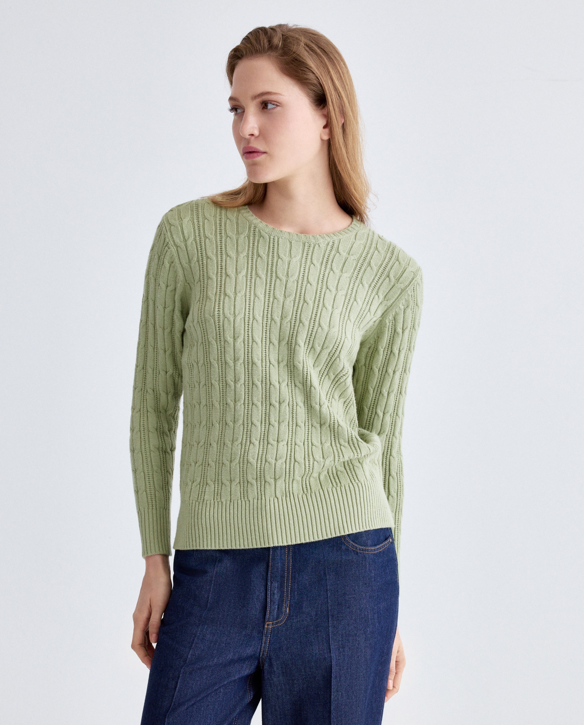 Imagem 0 de Camisola de malha lisa com manga comprida