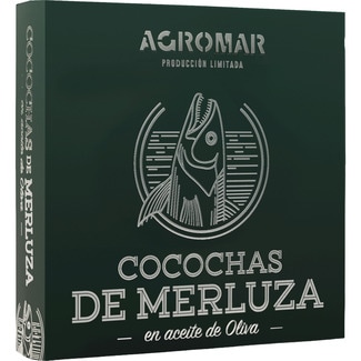 cocochas de merluza en aceite en aceite de oliva lata 74 g neto escurrido - Agromar