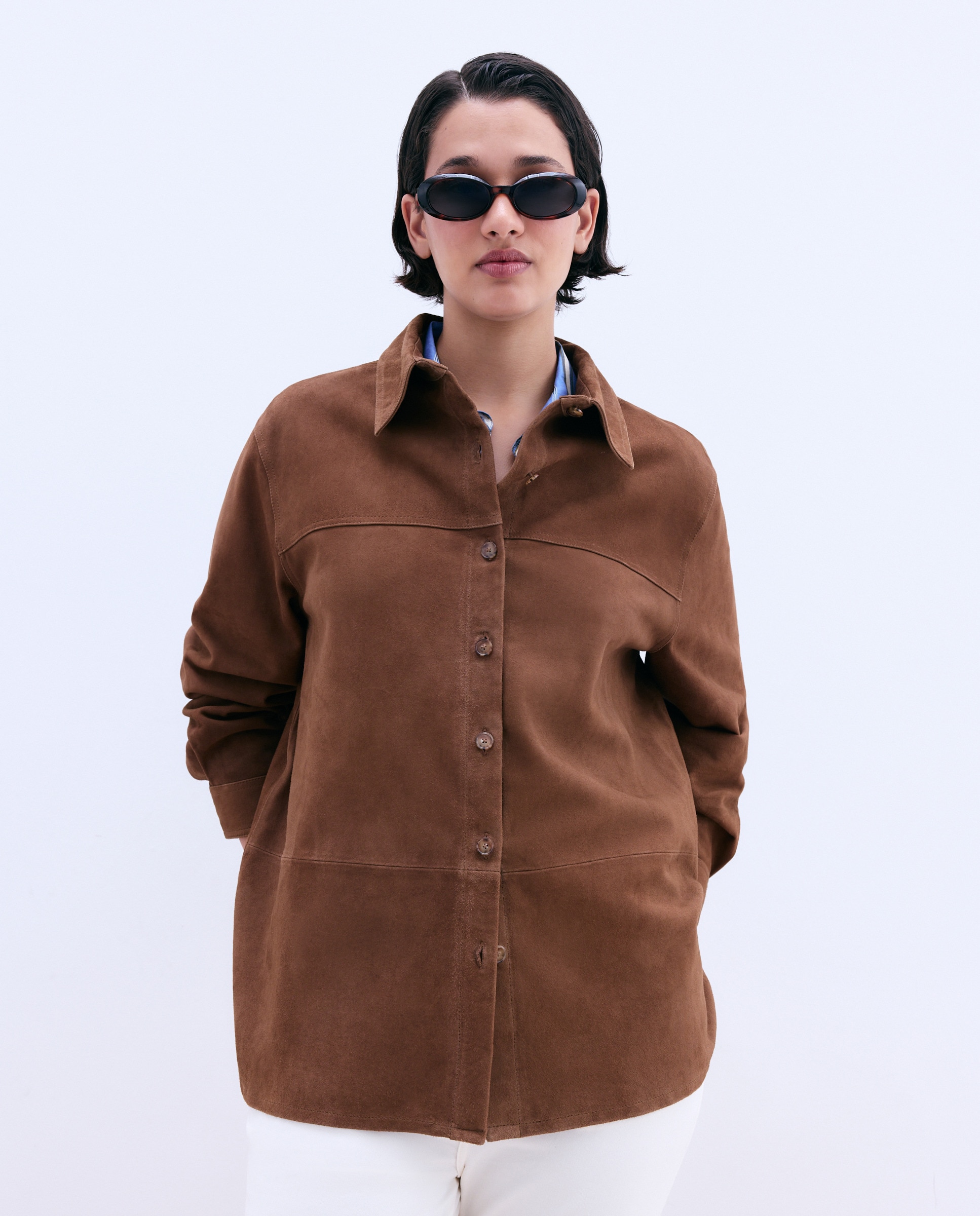 Imagem 0 de Sobrecamisa de Camurça