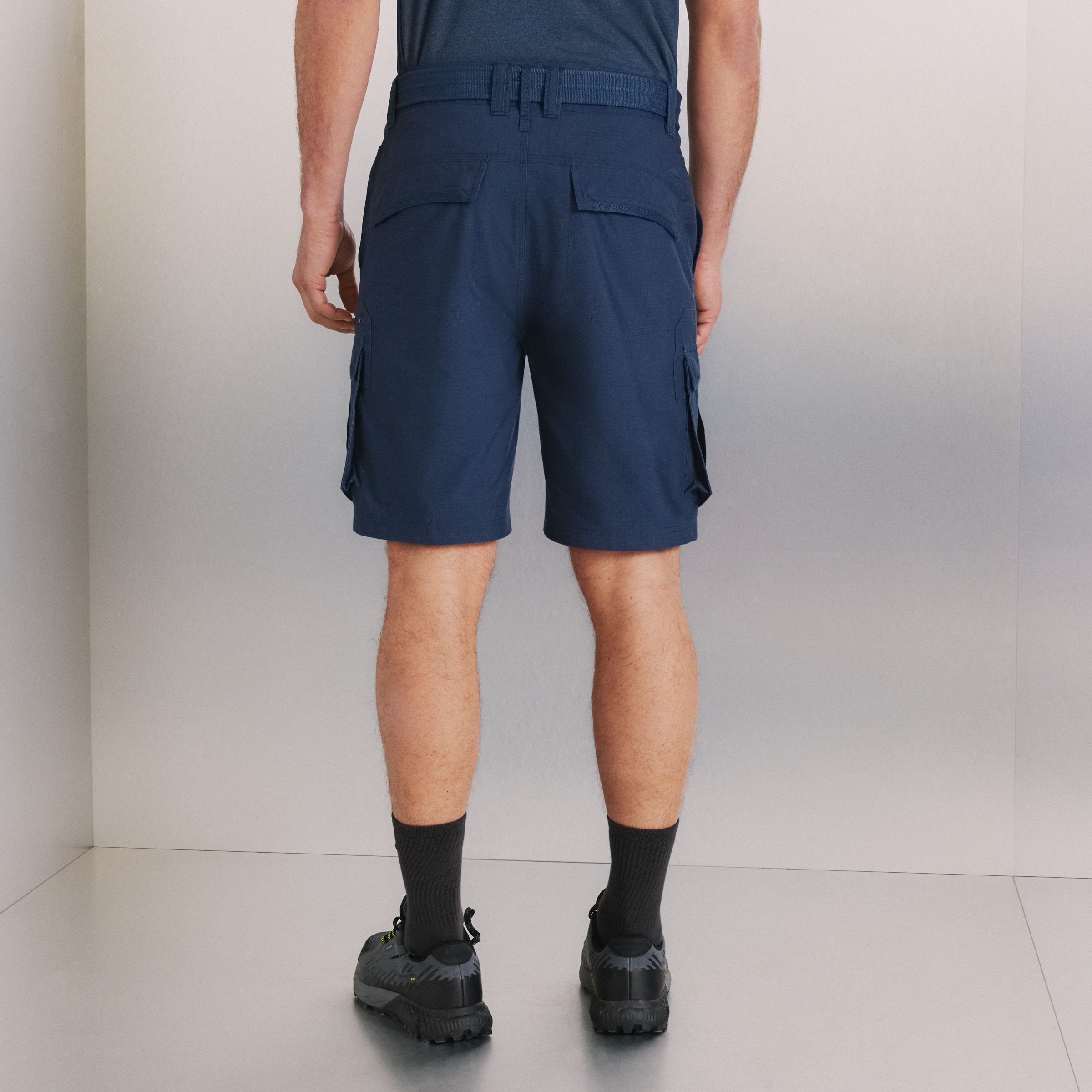 Bermudas de Montanha de Homem Azul-3