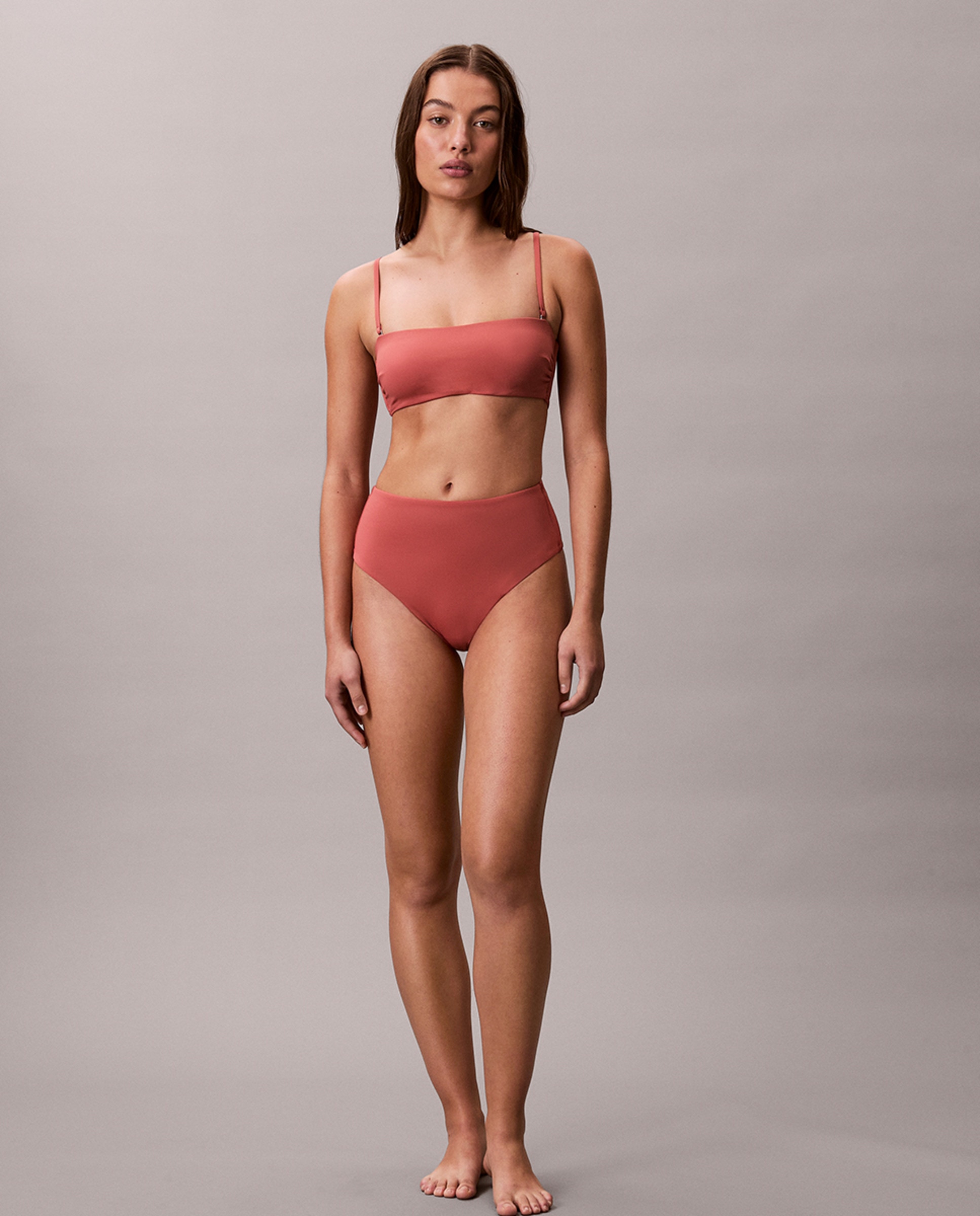 Parte de Cima de Biquíni Estilo Bandeau Telha-2