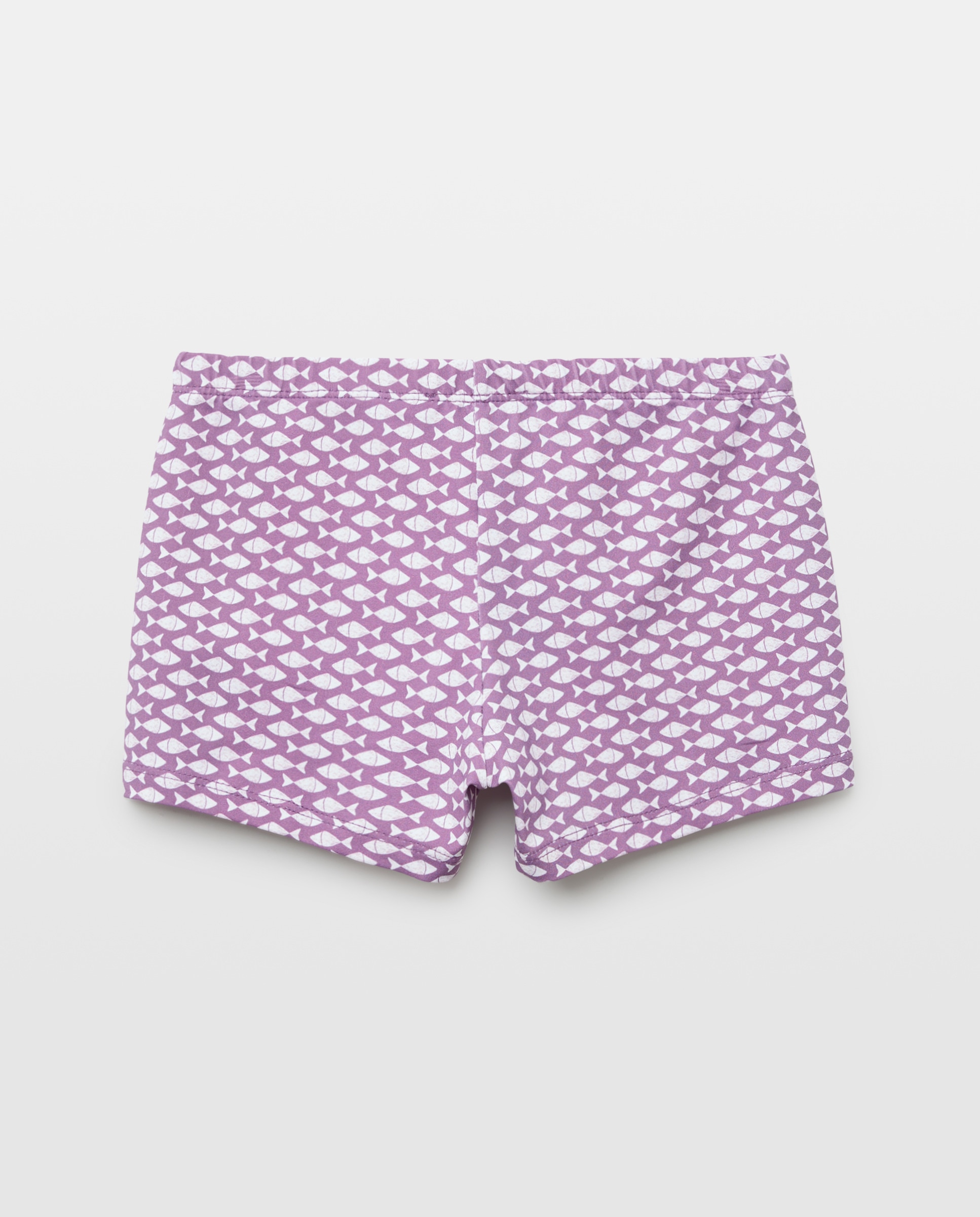 Bañador bóxer infantil peces Morado-2