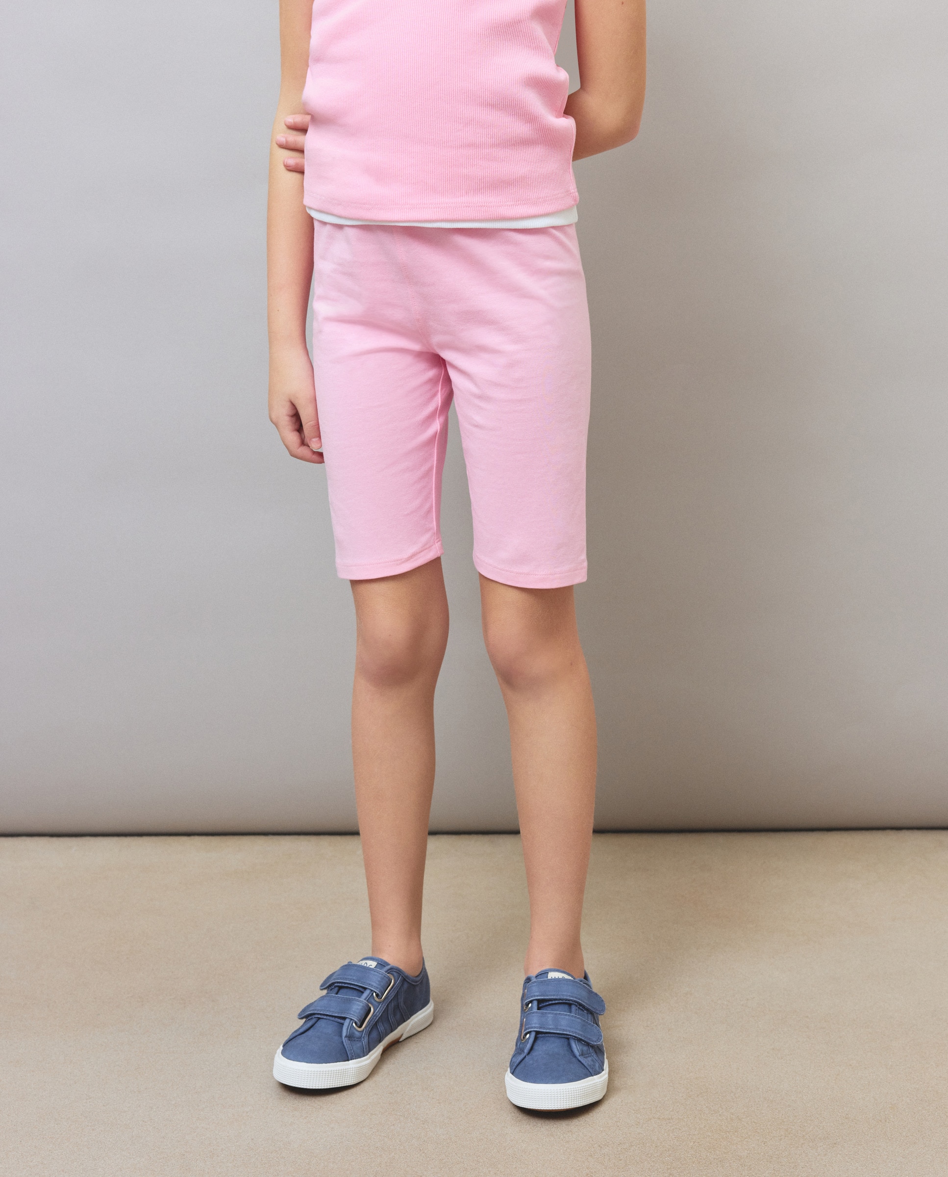 Calções de Ciclista Básicos 200 Rosa-2