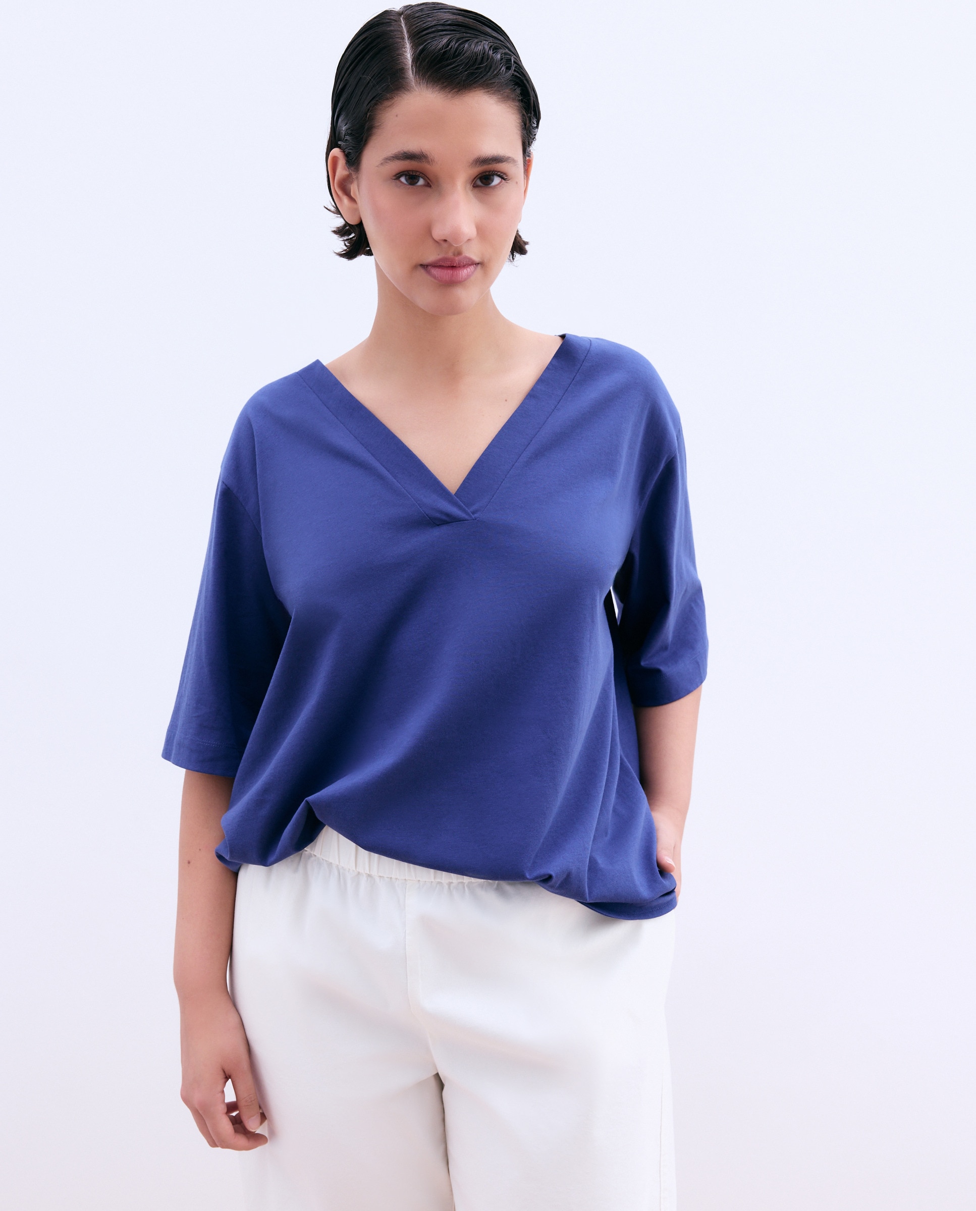 Bermudas de Algodão Rice Paper-2