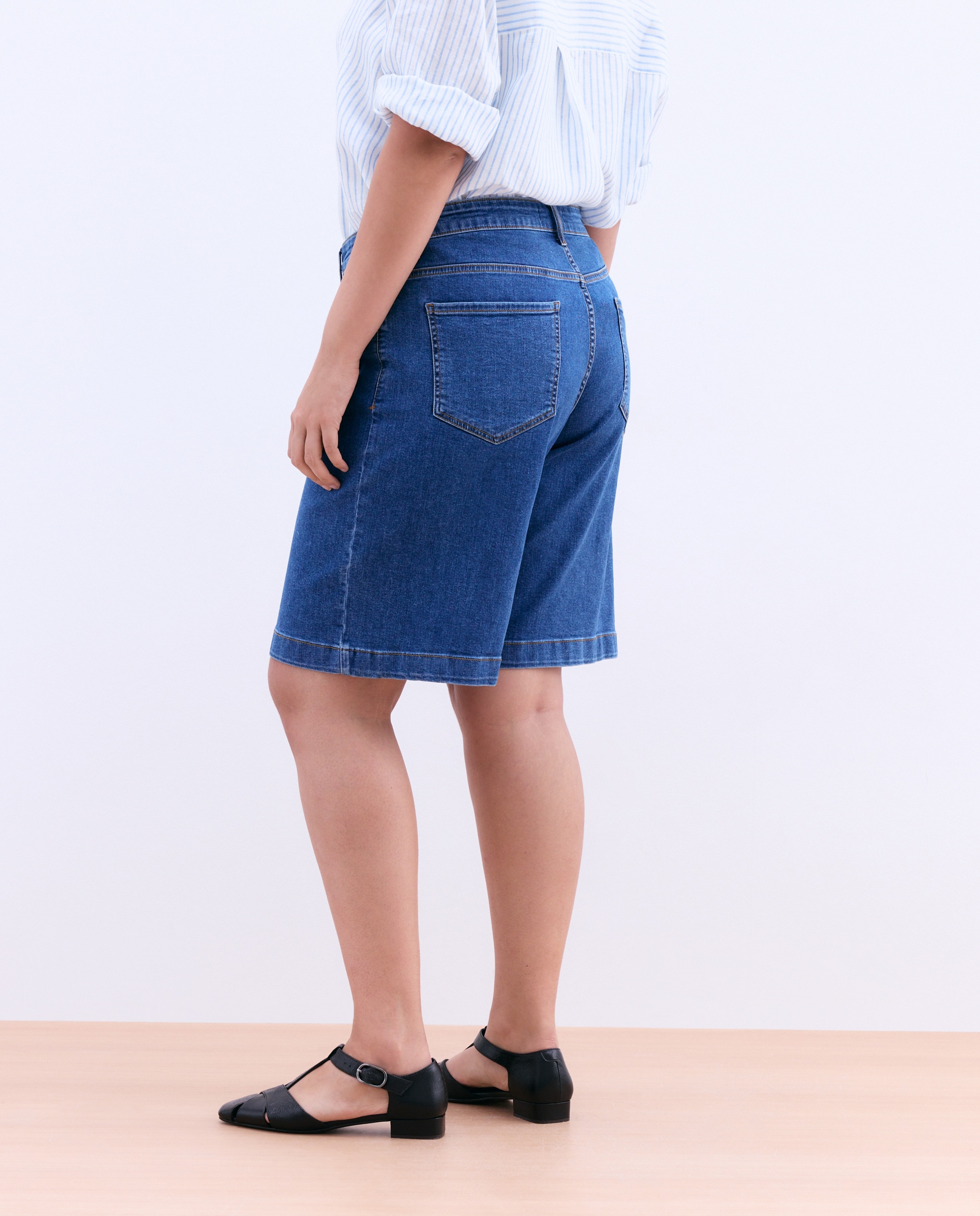 Bermudas de Ganga Azul pálido-3