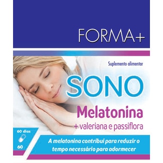 Suplemento Alimentar Sono embalagem 60 cápsulas - Forma +