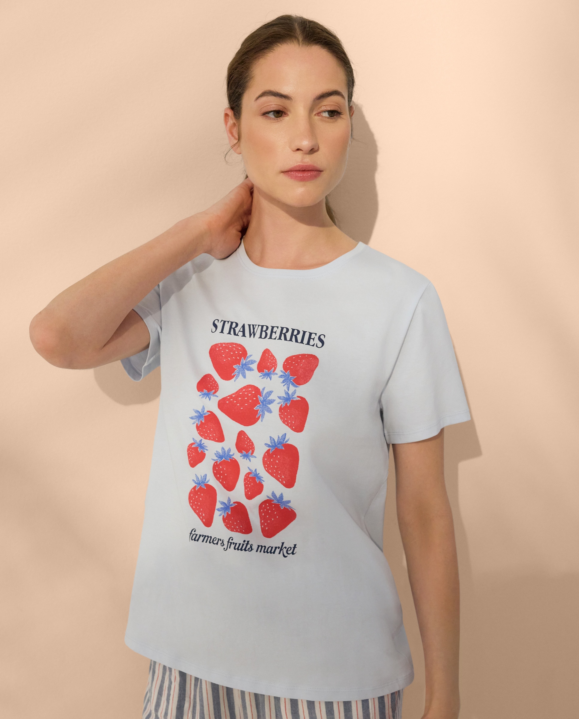 Imagem 0 de T-shirt de Pijama com Manga Curta