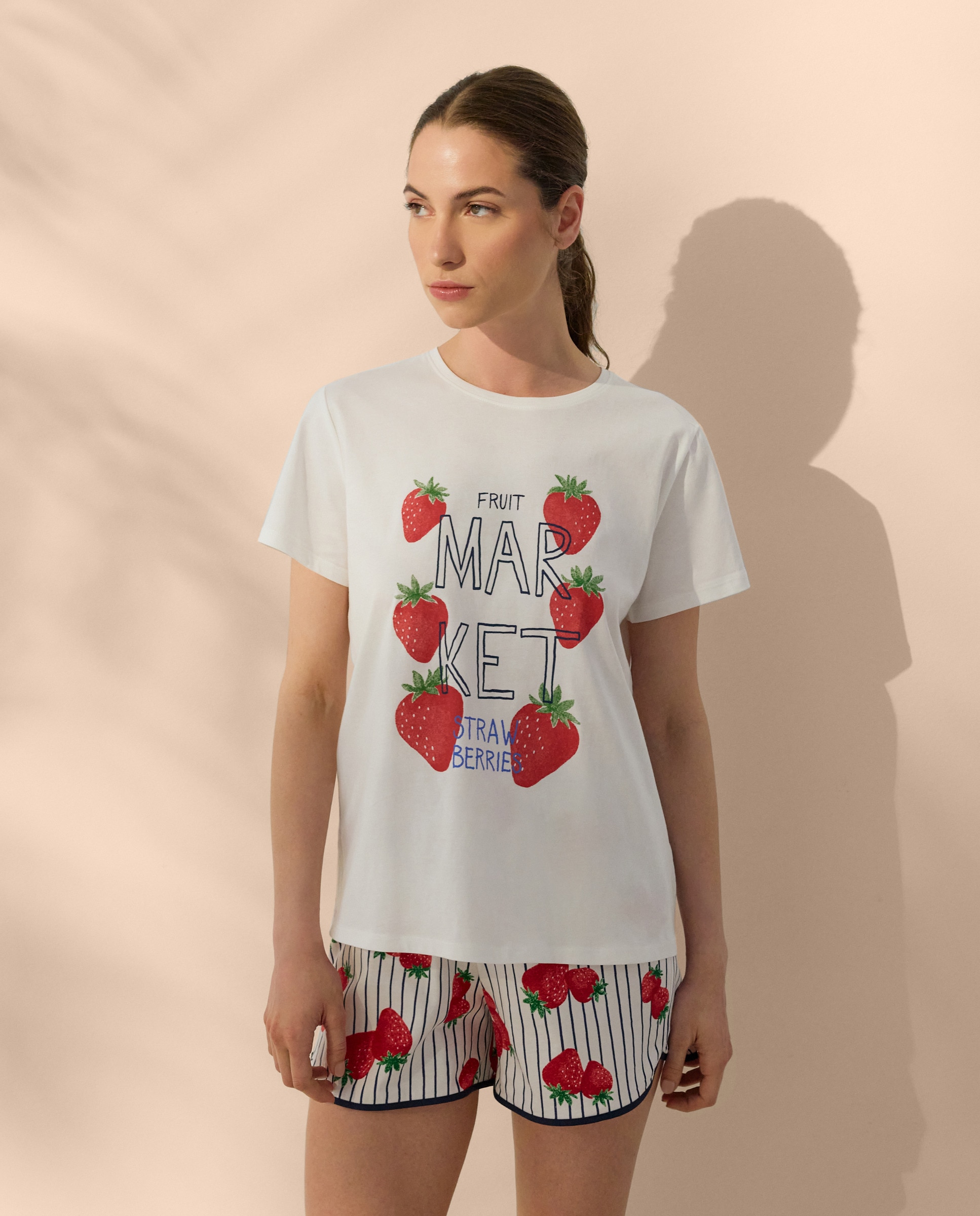 Imagem 0 de T-shirt de Pijama com Manga Curta