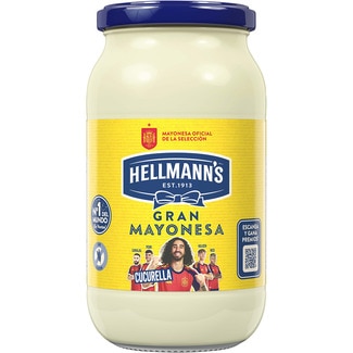 mayonesa sin gluten sin lactosa formato ahorro frasco 450 ml - Hellmann's