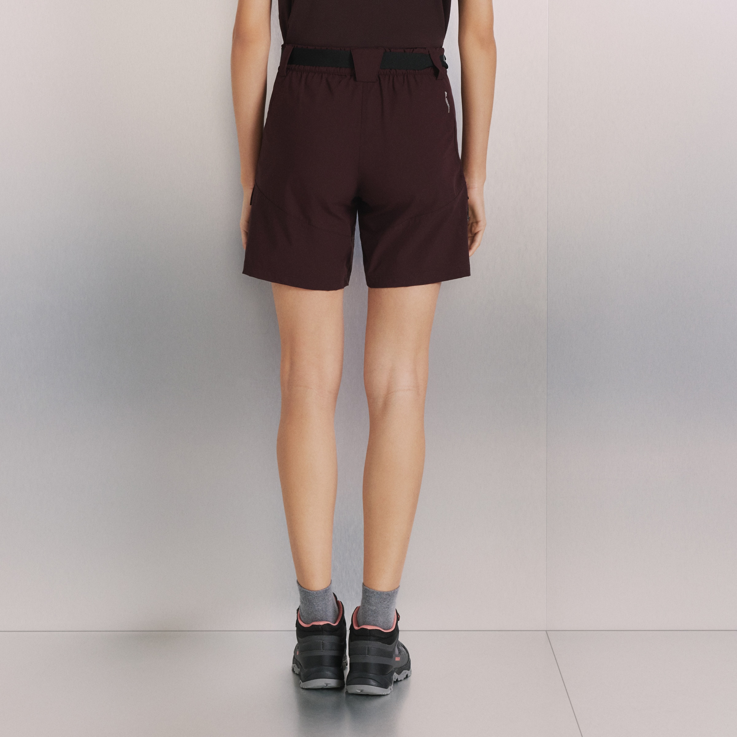 Bermudas de Montanha de Mulher Chocolate-3