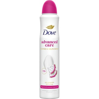 desodorante Advance Care dragon fruit and coconut cream 0% alcochol 72 horas spray 200 ml - Dove