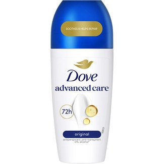 desodorante roll-on Advanced Care original antitranspirante 72 h envase 50 ml 0% alcohol - Dove