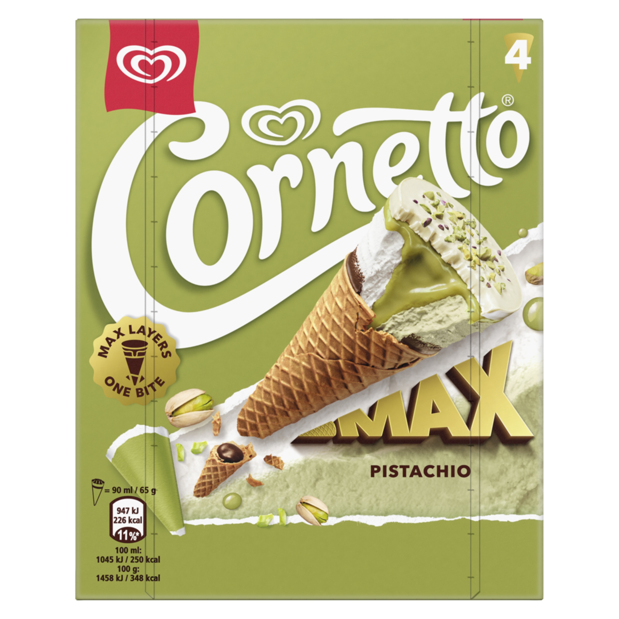 Cornetto de Pistacho embalagem 360 ml