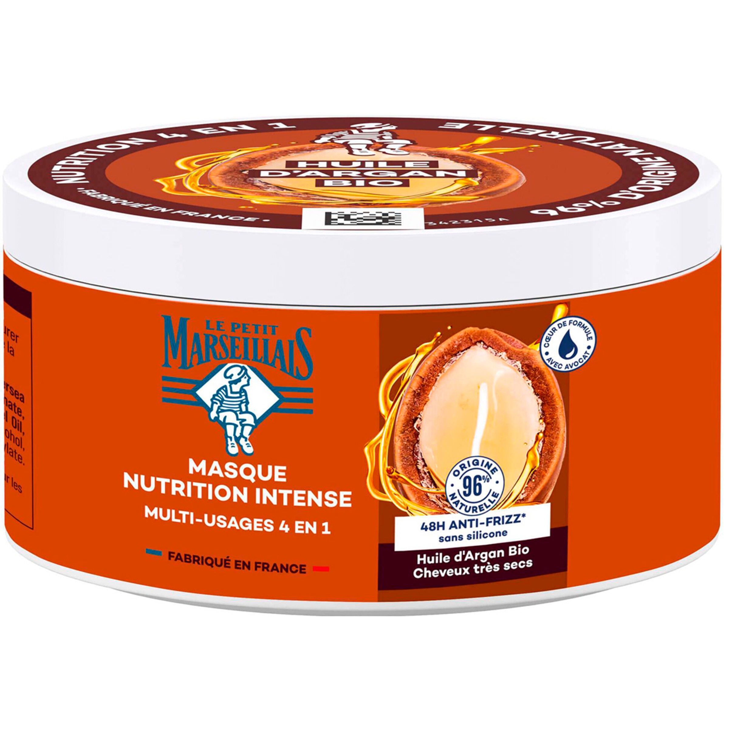 Máscara Cabelo Nutrição Intensa Argão embalagem 370 ml