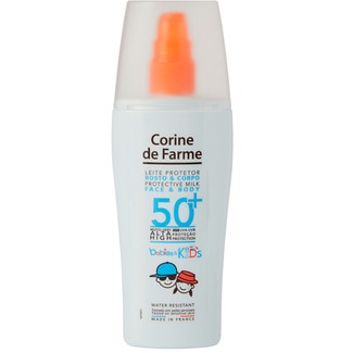 Protetor Solar Infantil Leite Corpo e Rosto SPF50+ embalagem 150 ml - Corine De Farme
