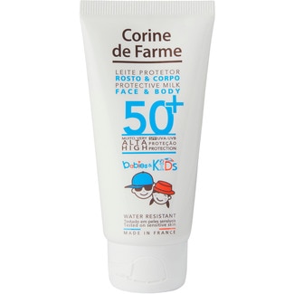 Leite protetor Solar Bébes e Crianças SPF50 embalagem 50 ml - Corine De Farme