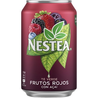 refresco de té verde con frutos rojos y açai lata 33 cl - Nestea