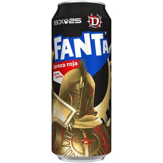 refresco de cereza roja con gas bajo en calorías lata 50 cl - Fanta