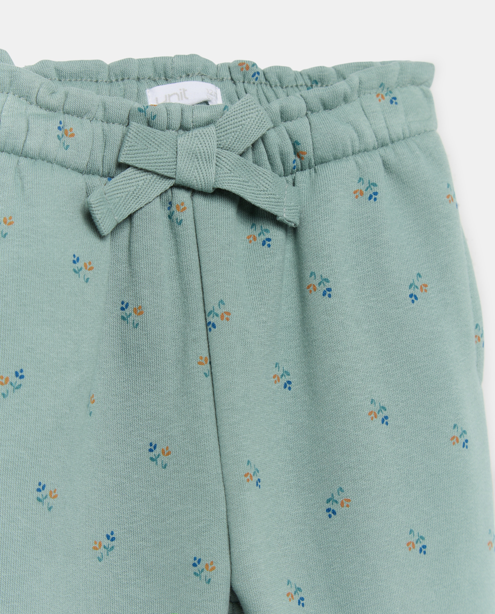 Pantalón bebé niña felpa Verde-3
