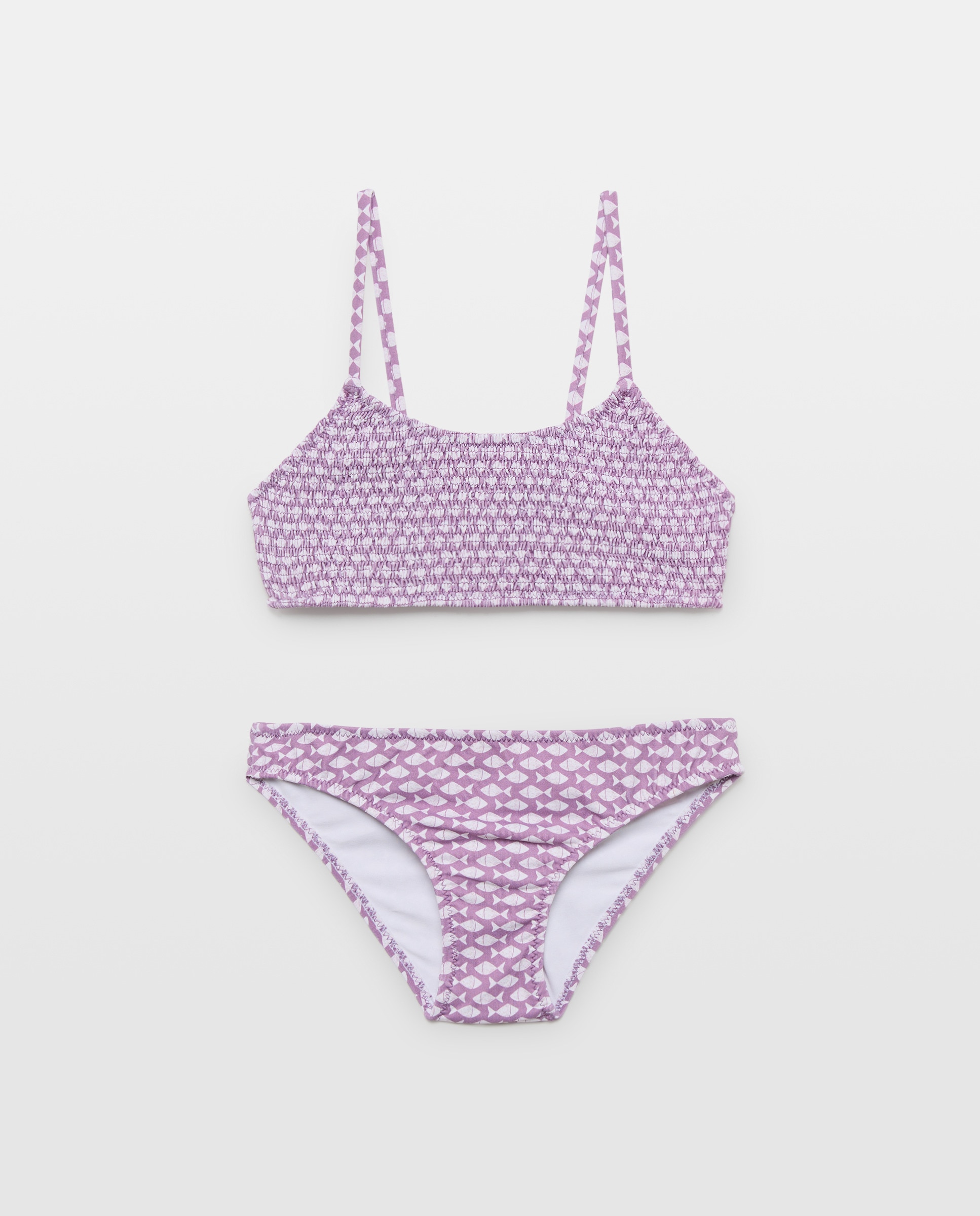 Imagen 0 de Bikini niña smock peces